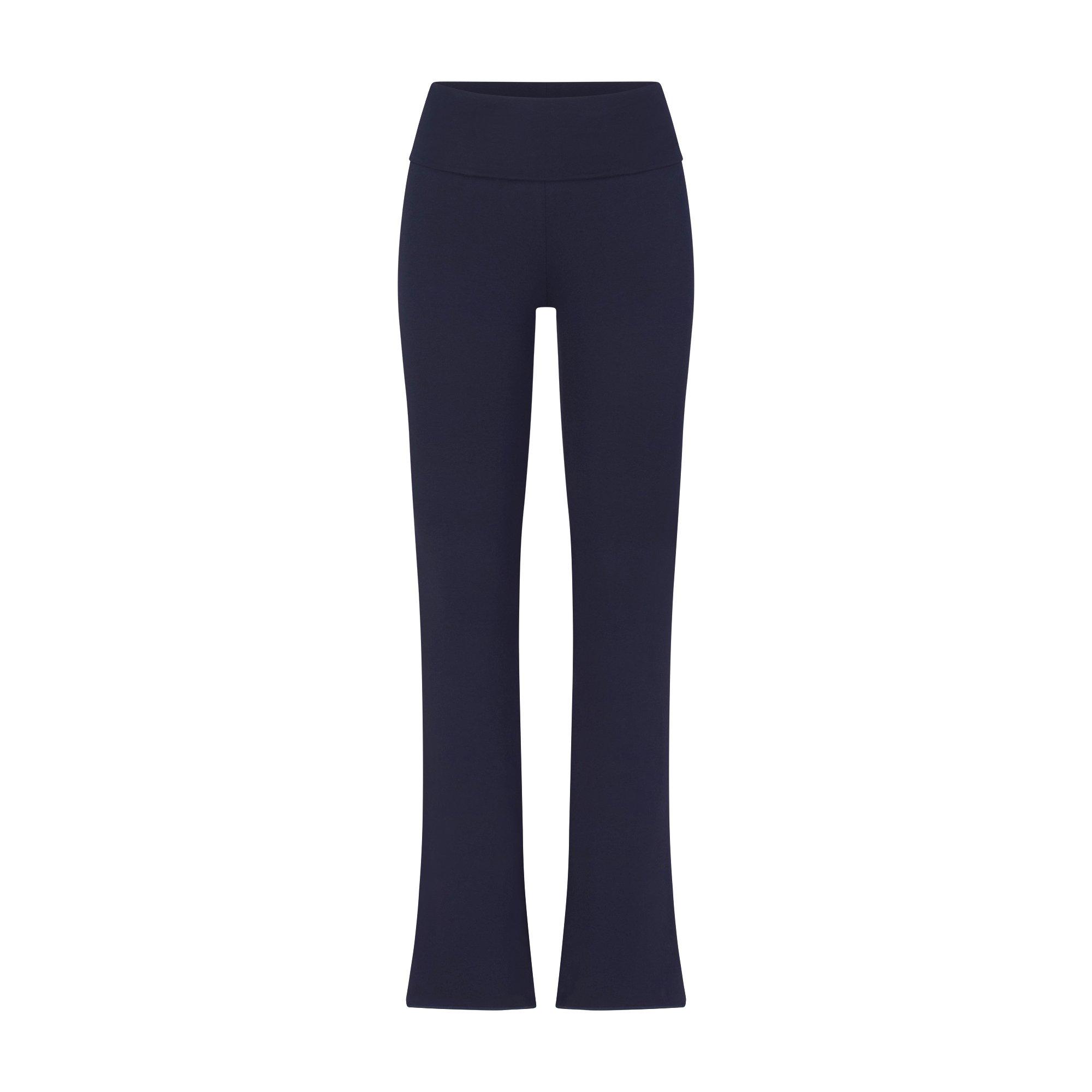 SKIMS Womens Cotton Jersey Foldover Pant