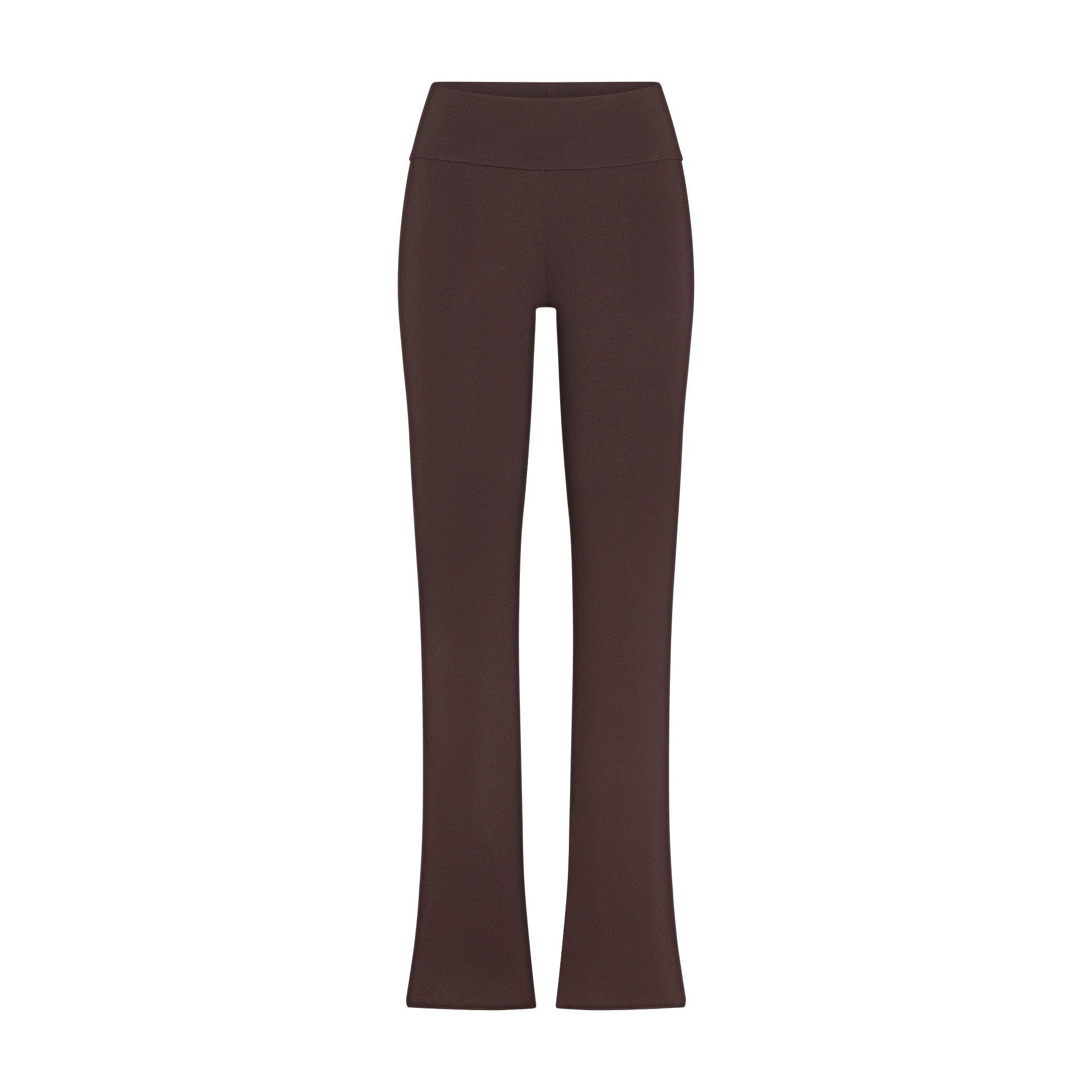 Womens Cotton Jersey Foldover Pant
