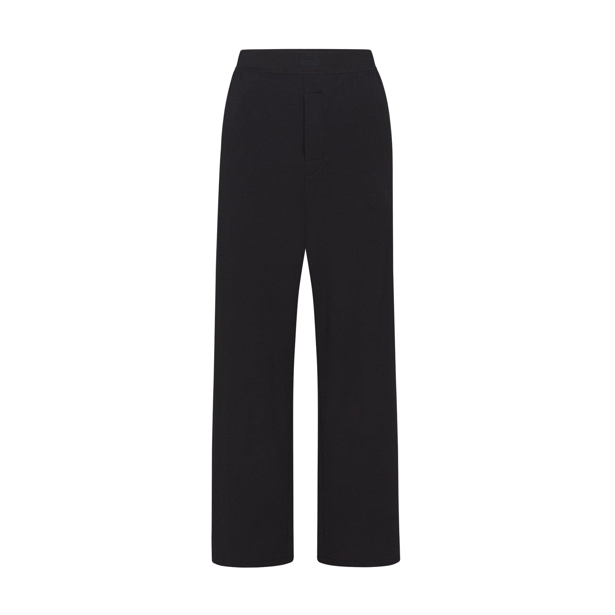 SKIMS Womens Boyfriend Loose Pant - Onyx - Size 12 (M)