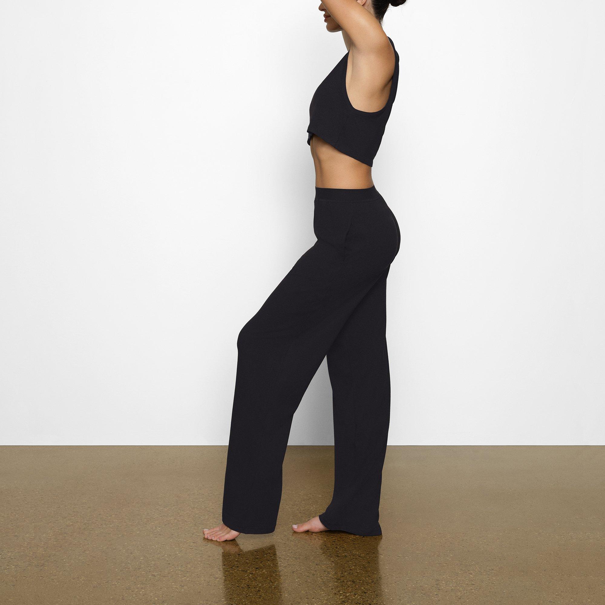 Onyx - SKIMS - Womens Boyfriend Loose Pant - 4