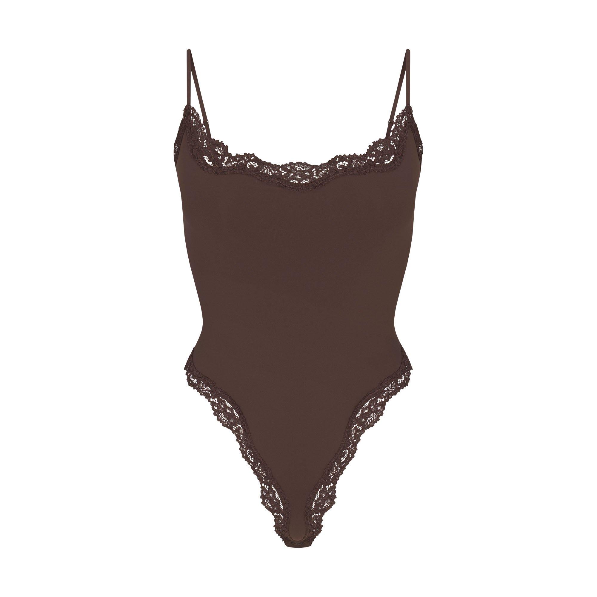 SKIMS EDIT | Womens Fits Everybody Lace Cami Bodysuit | HARVEY NICHOLS