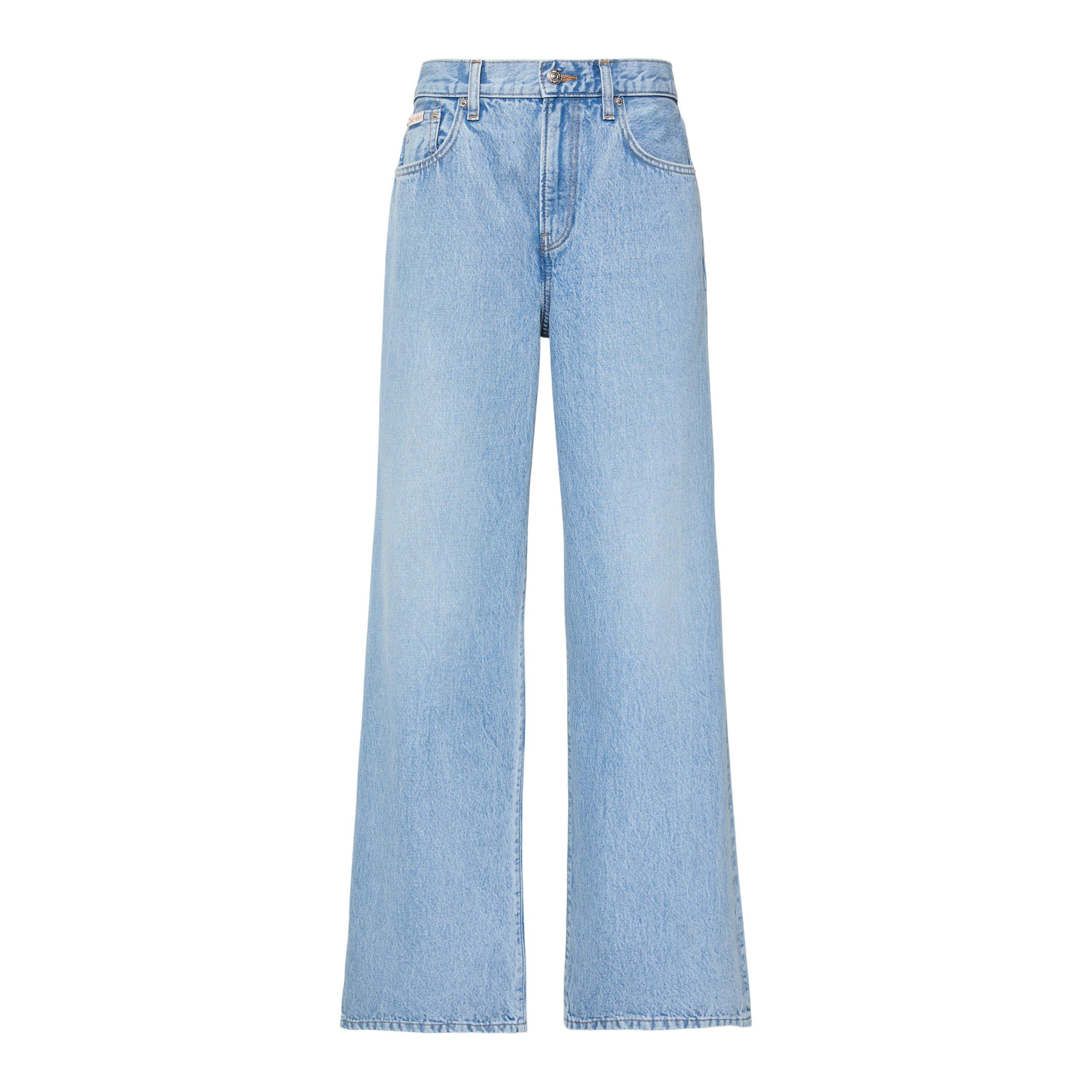 Sage Stone - Calvin Klein Jeans - Women's Wide Leg Jeans - 1