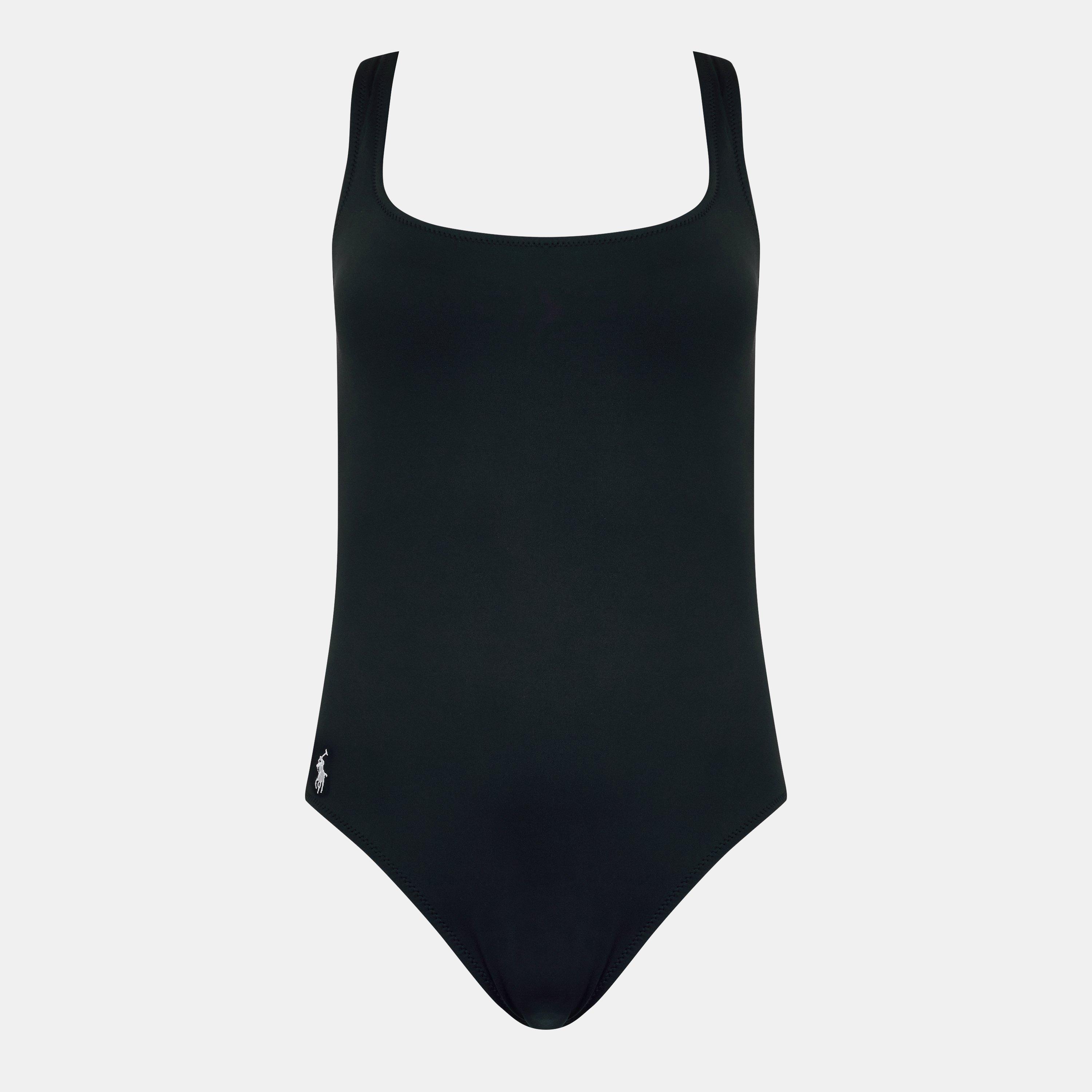 Black - Polo Ralph Lauren - Scoopback One-Piece Wwimsuit - 1