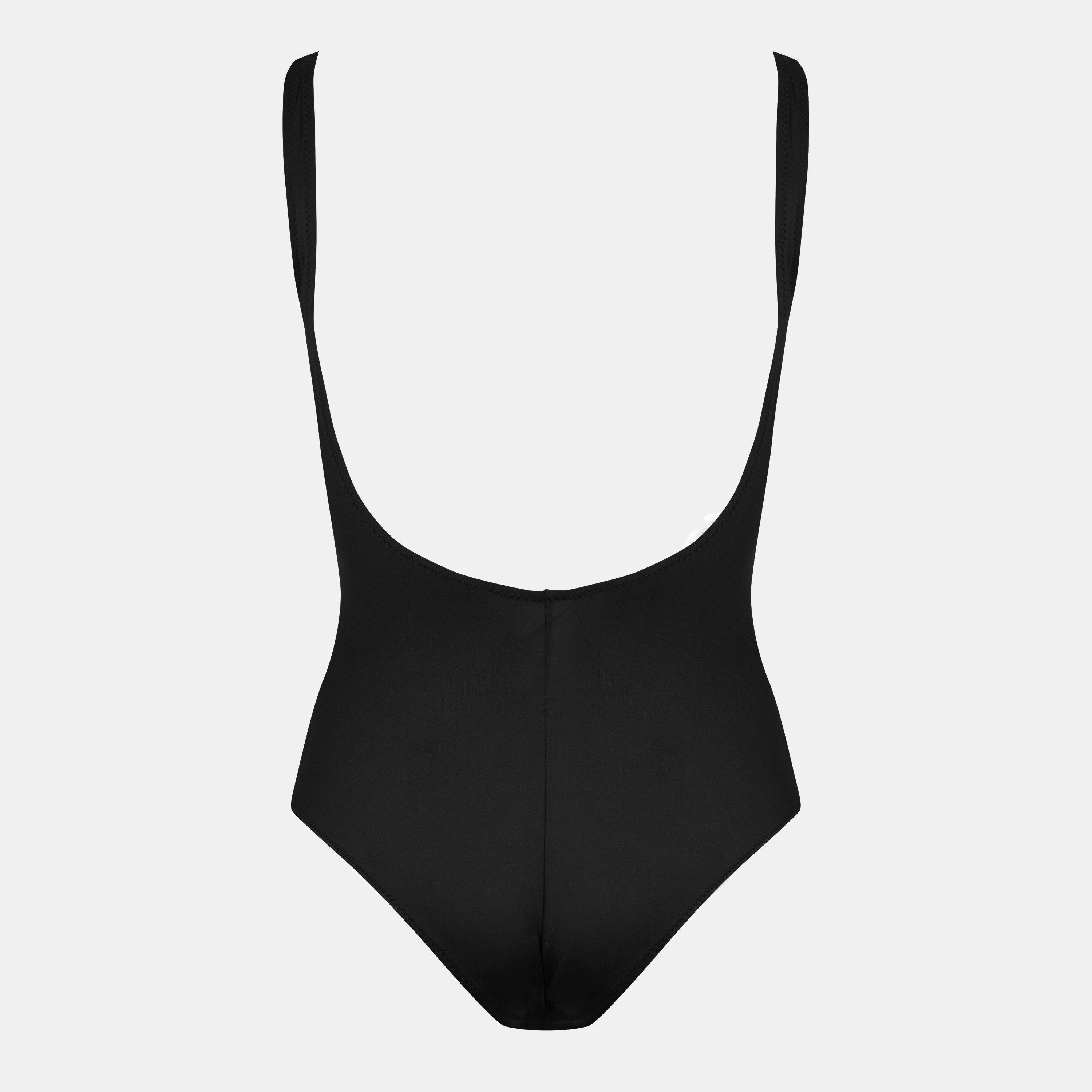 Black - Polo Ralph Lauren - Scoopback One-Piece Wwimsuit - 2