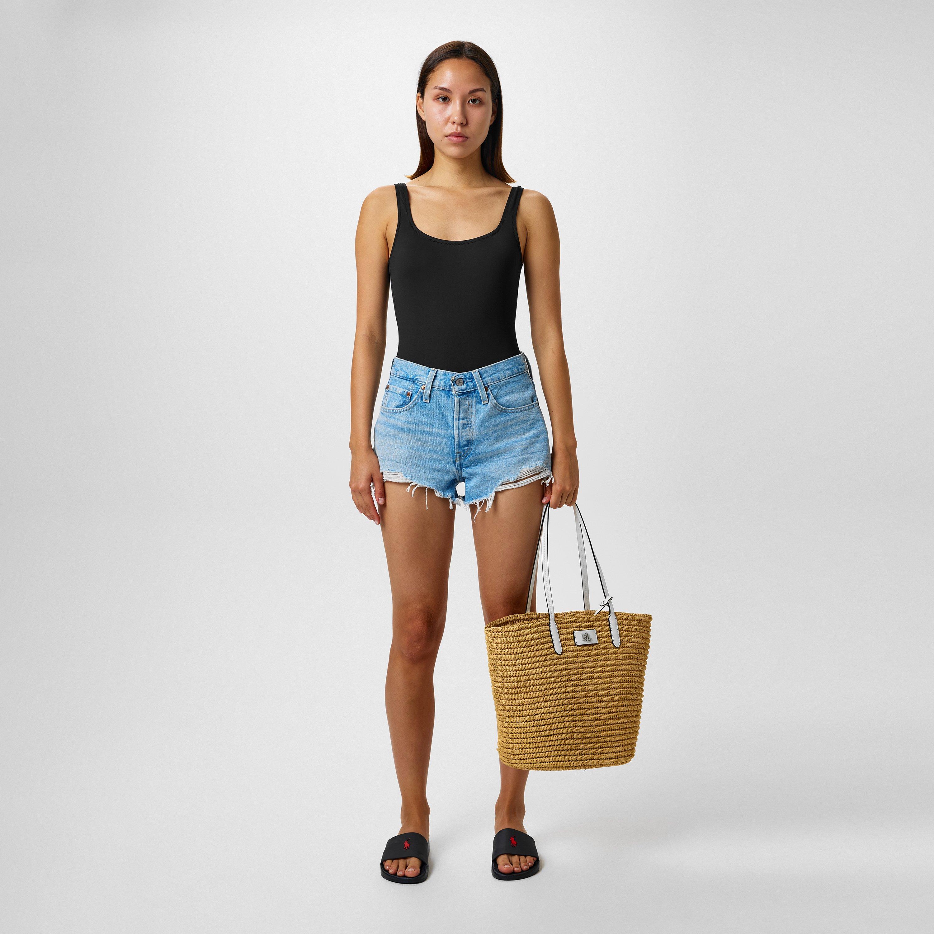 Black - Polo Ralph Lauren - Scoopback One-Piece Wwimsuit - 6