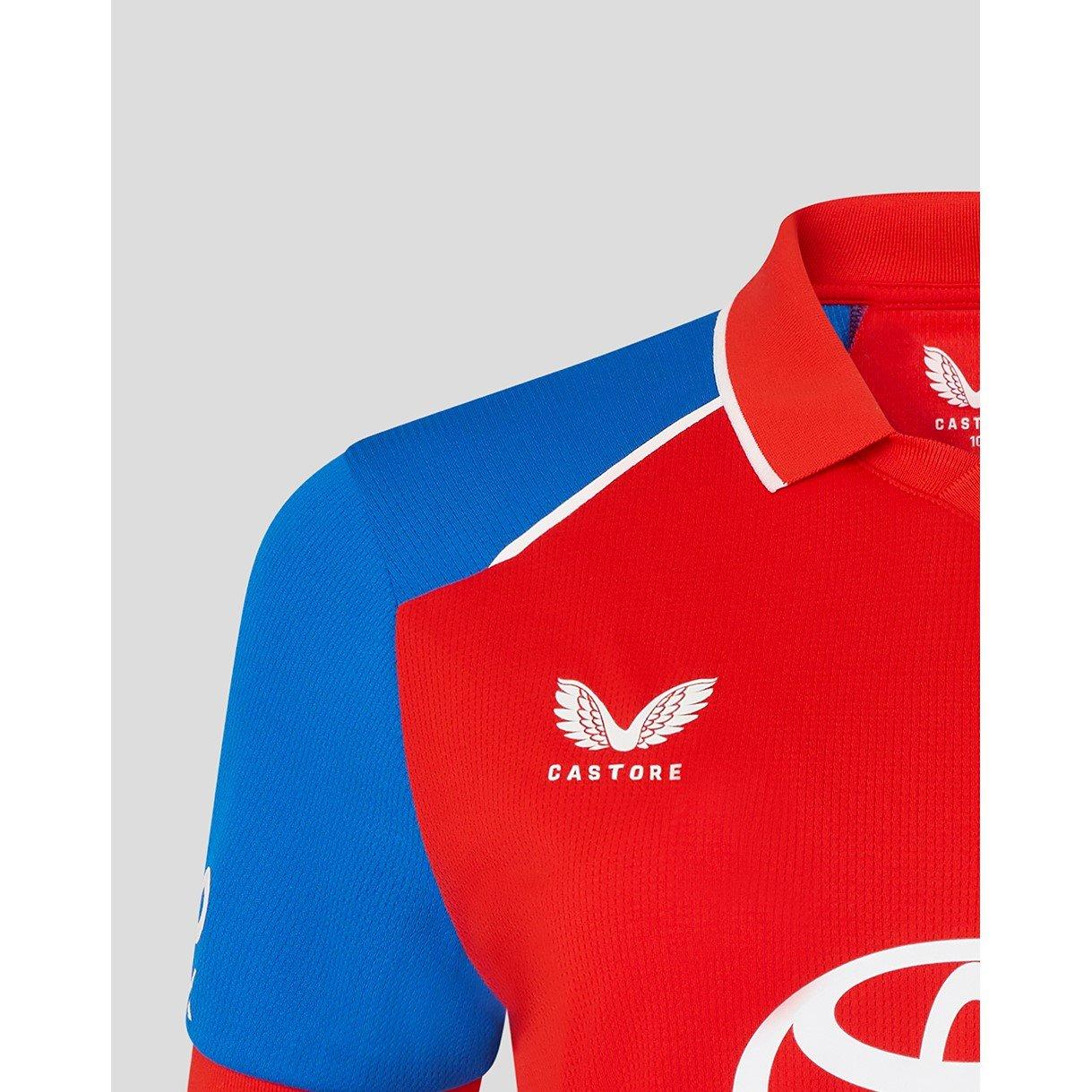 FryRed/PrnBlue - Castore - Women's Cricket Shirt - 6