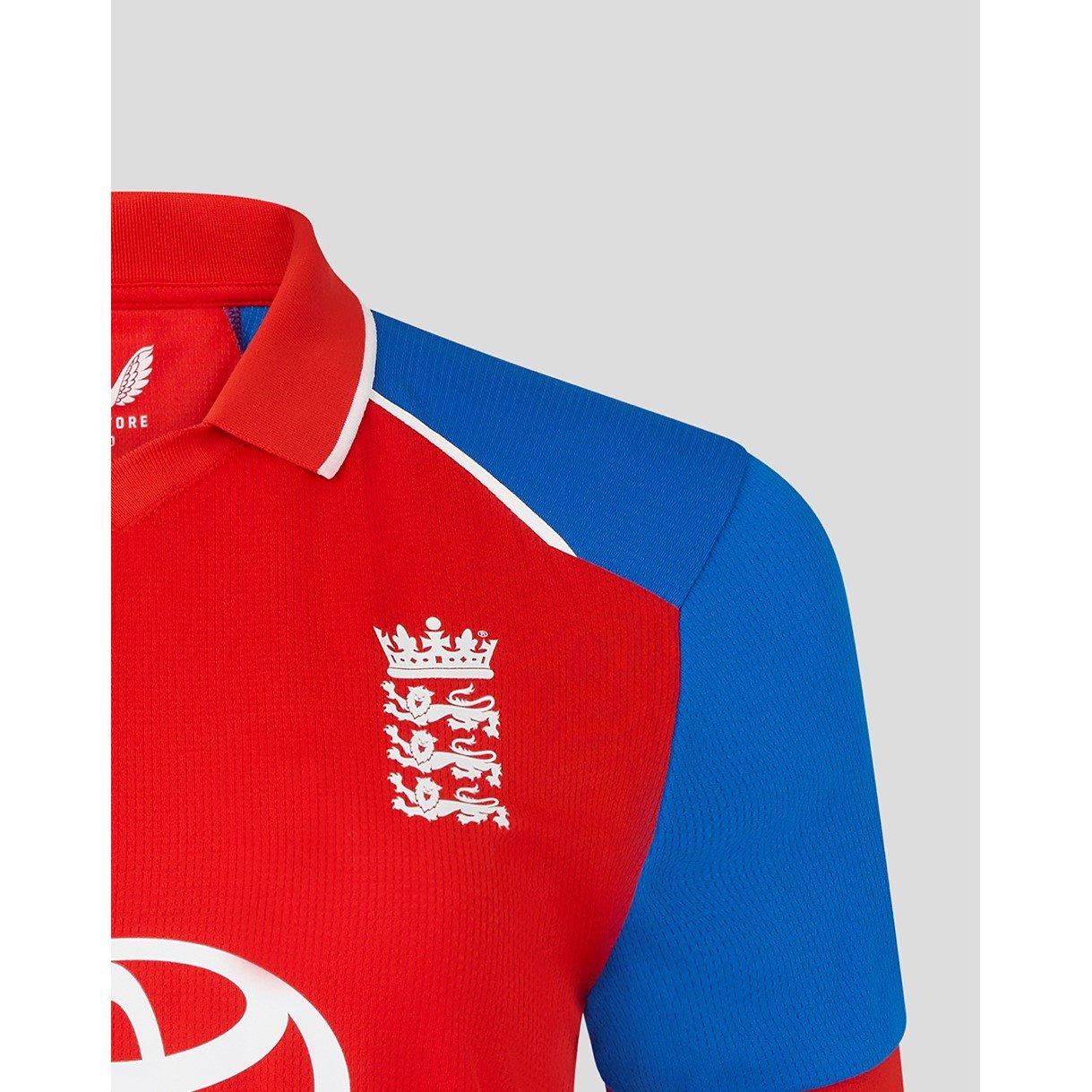 FryRed/PrnBlue - Castore - Women's Cricket Shirt - 7