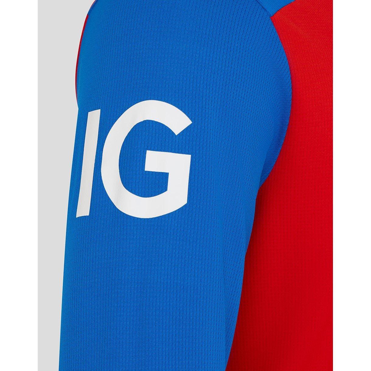 FryRed/PrnBlue - Castore - Mens 26/27 England Cricket T20 Long Sleeve Shirt - 5