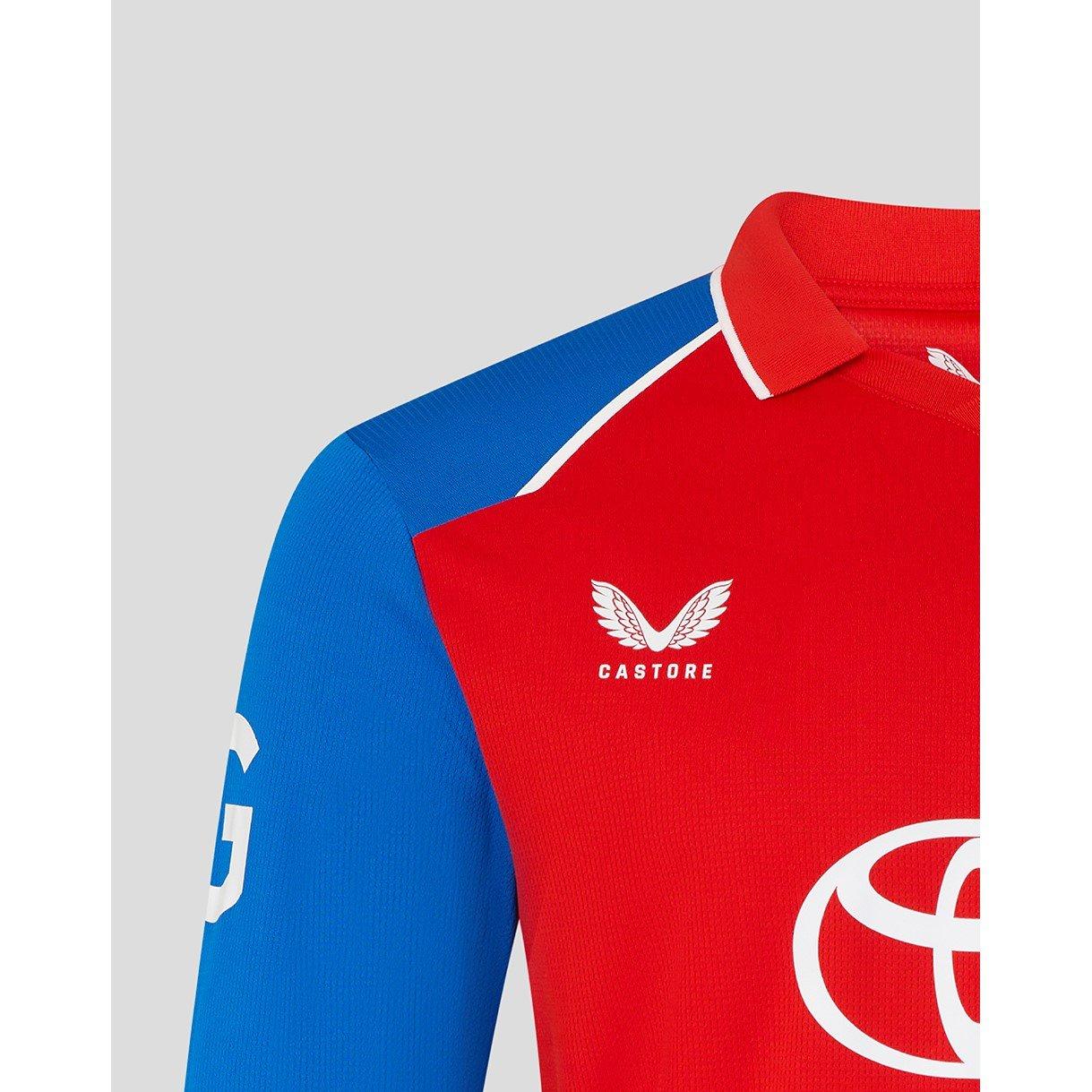 FryRed/PrnBlue - Castore - Mens 26/27 England Cricket T20 Long Sleeve Shirt - 6