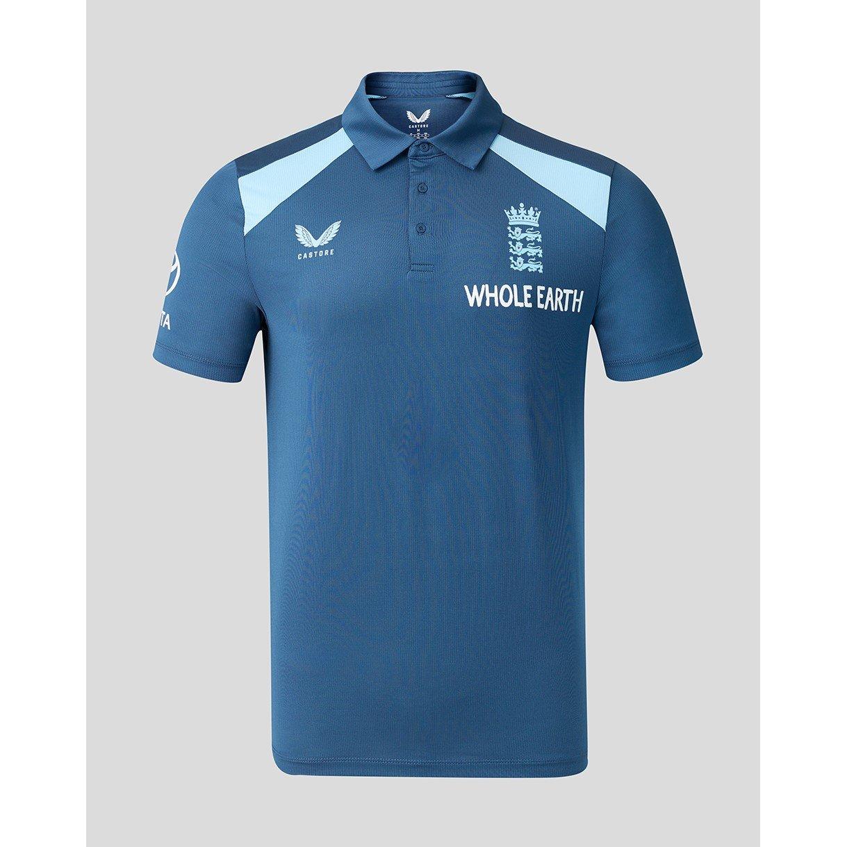 Ensign/AiryBlue - Castore - Men's Cricket Polo Shirt - 1