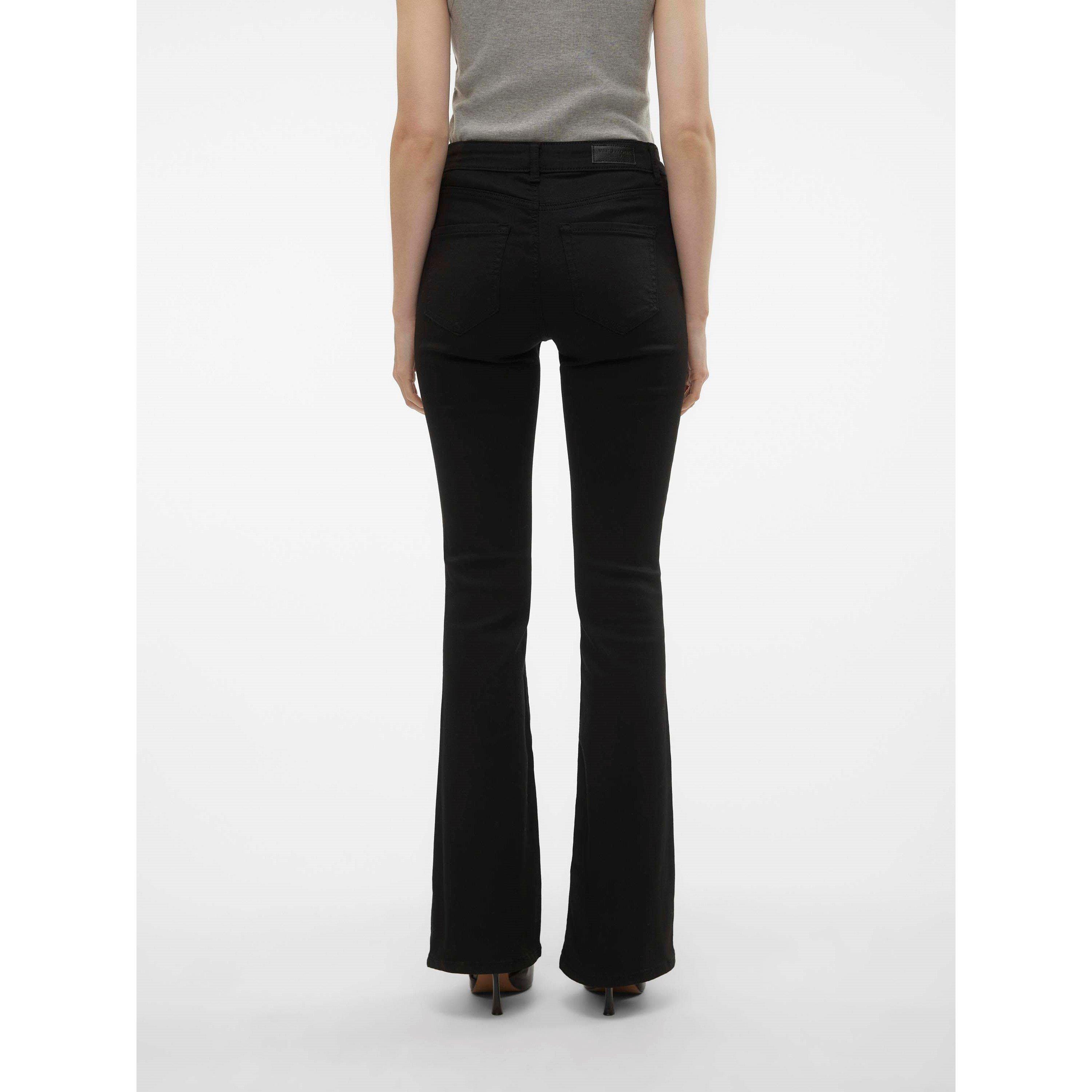 Schwarz - Vero Moda - LI140 Flared Jn Ld62 - 4