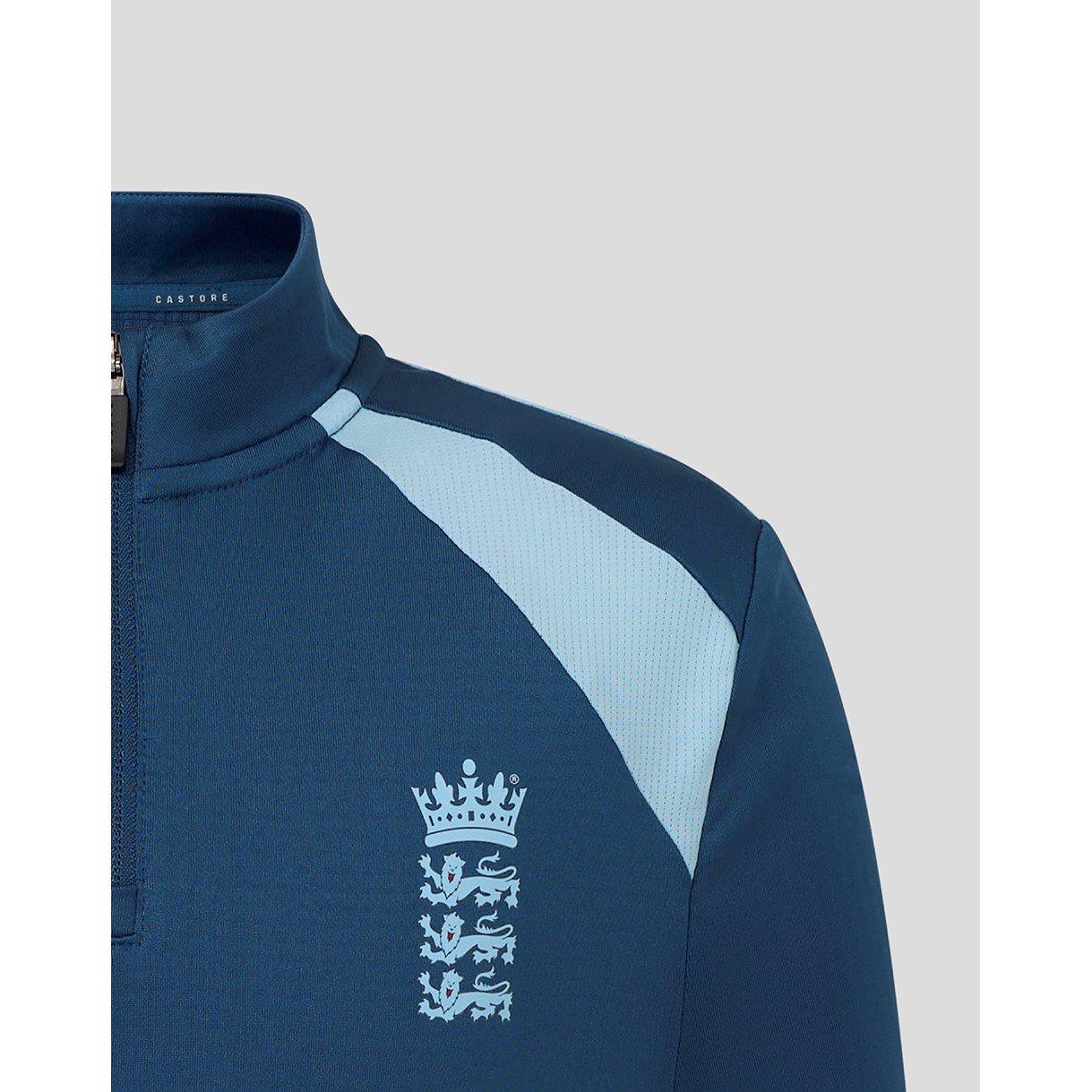 Ensign/AiryBlue - Castore - Unisex Kids 26/27 England Cricket Baselayer Top - 5