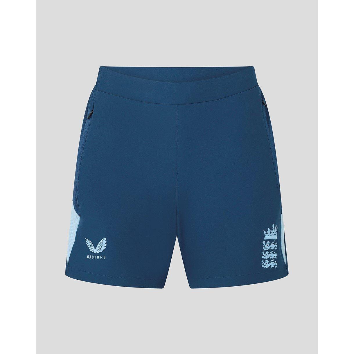 Ensign/AiryBlue - Castore - Womens 26/27 England Cricket Performance Shorts - 1