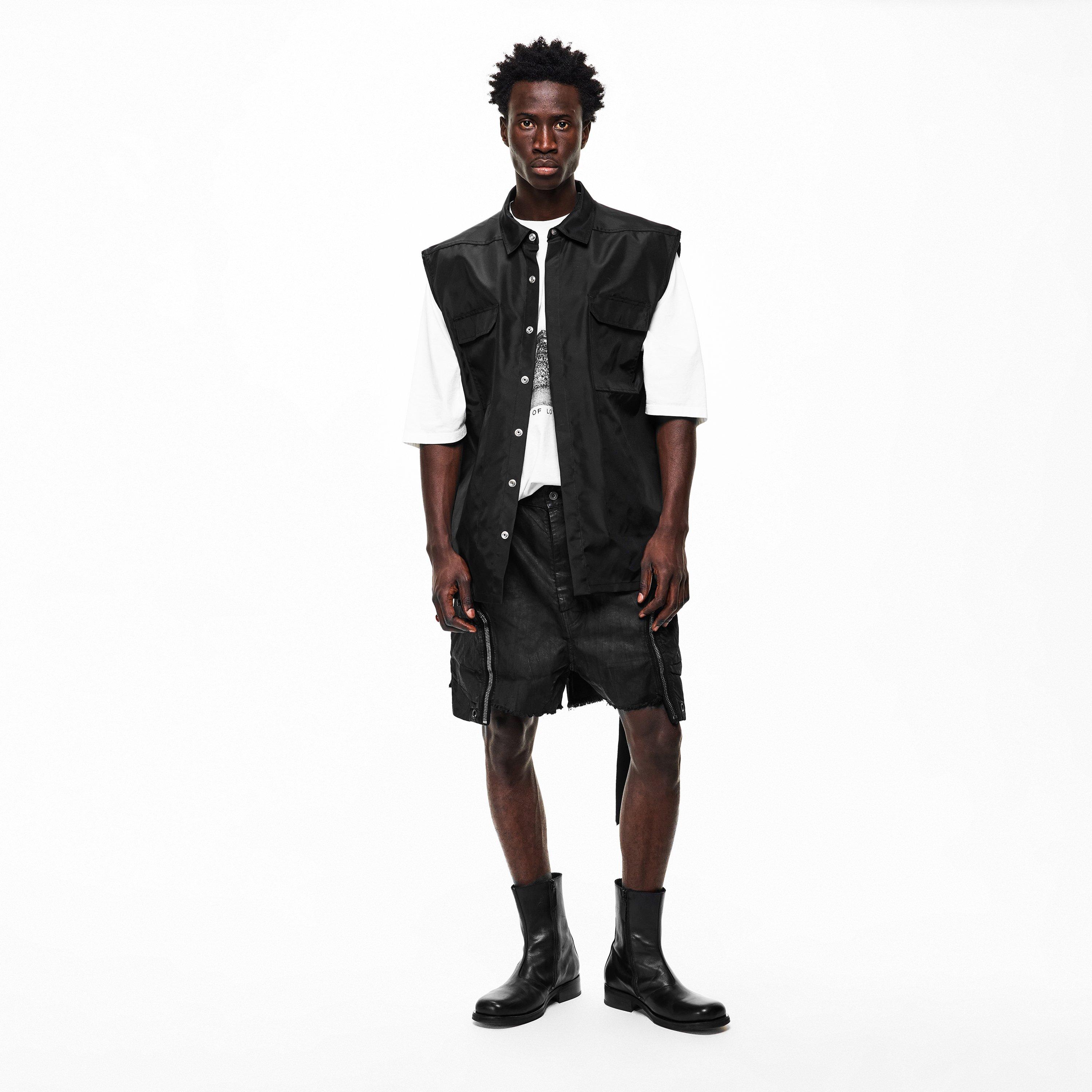 Black - Rick Owens - Men's Jumbo Sleeveless Shirt - 6