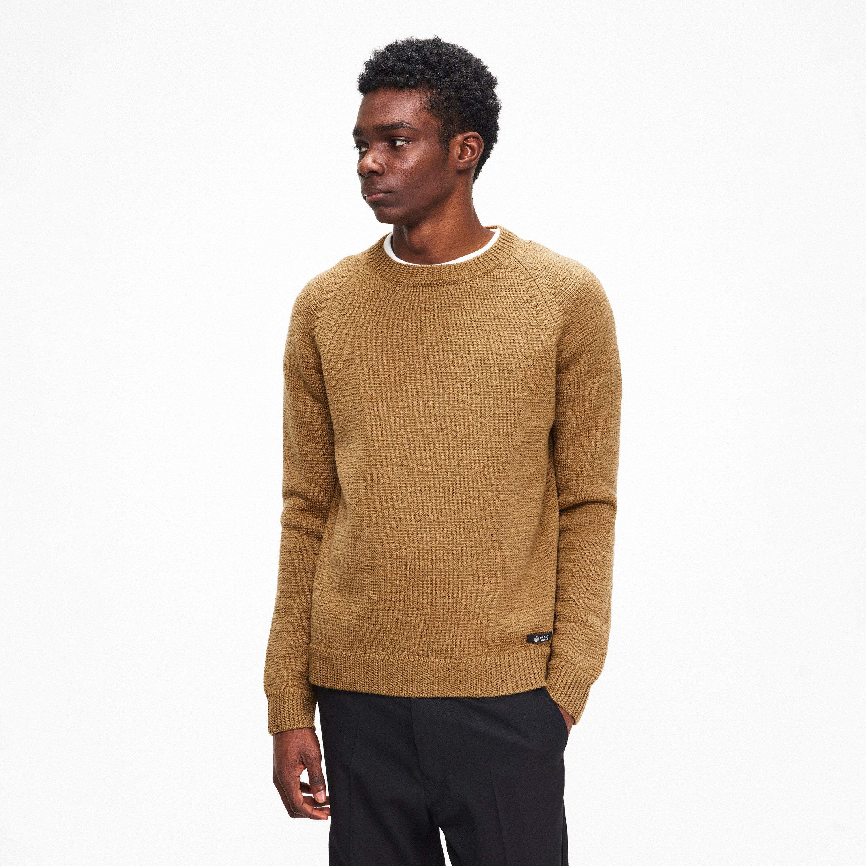 Carmello - Prada - Men's Logo Crew Neck Jumper - 3