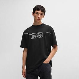 Hugo Noideryo Chain Stitch Logo T-Shirt