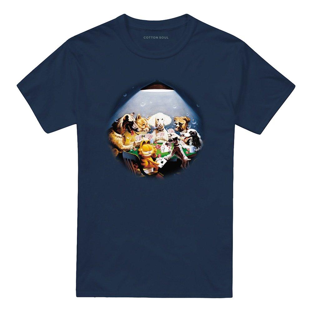Navy - Garfield - Garfield Playing With The Big Dogs T Shirt Navy - 4