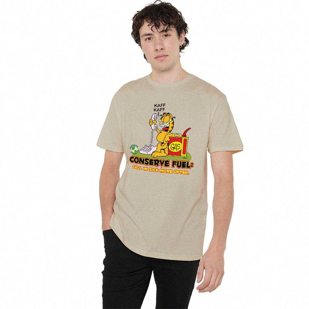 Yellow - Garfield - Garfield Call In Sick T Shirt Sand - 1