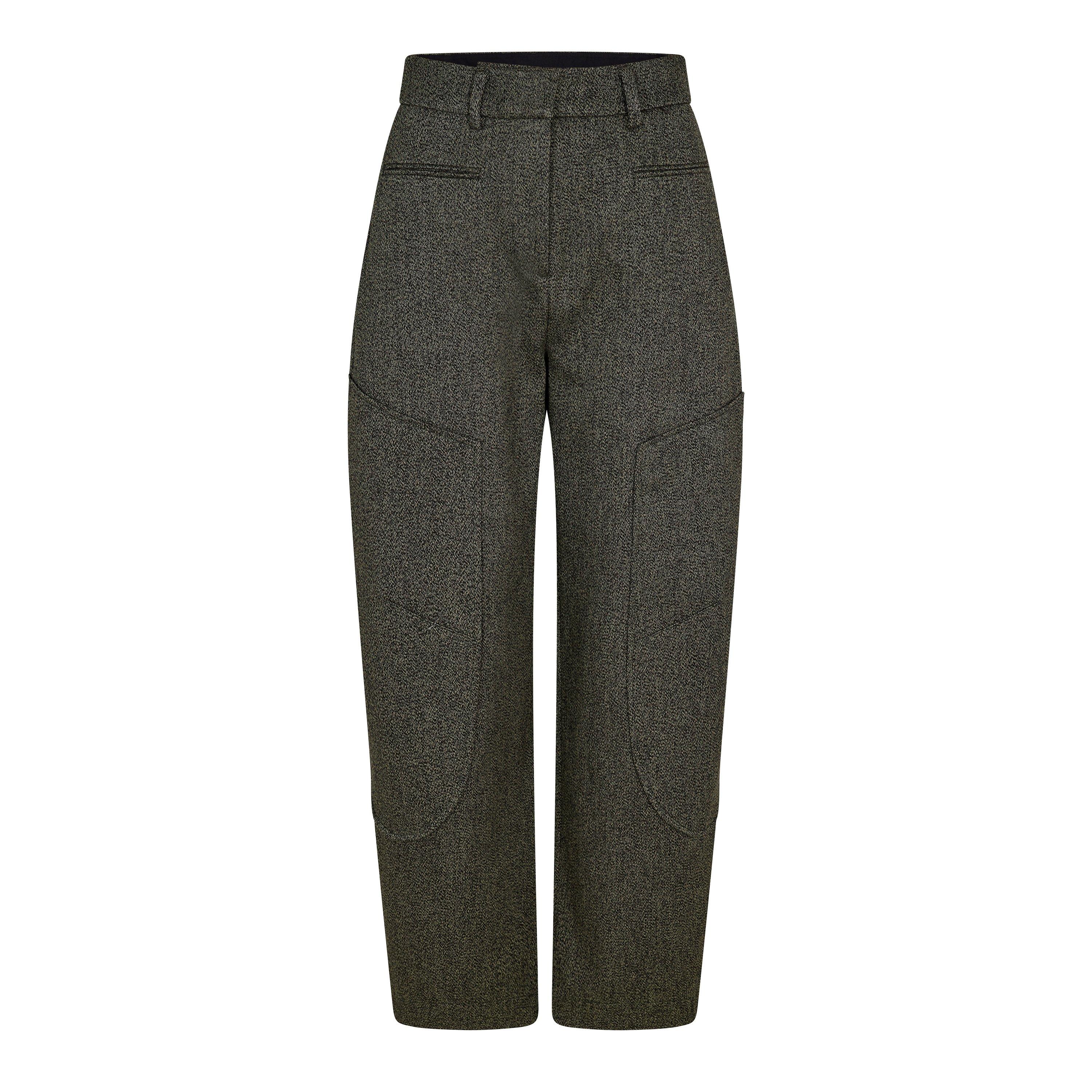 Forest Night - Ganni - Women's Suiting Tailored Trousers - 1