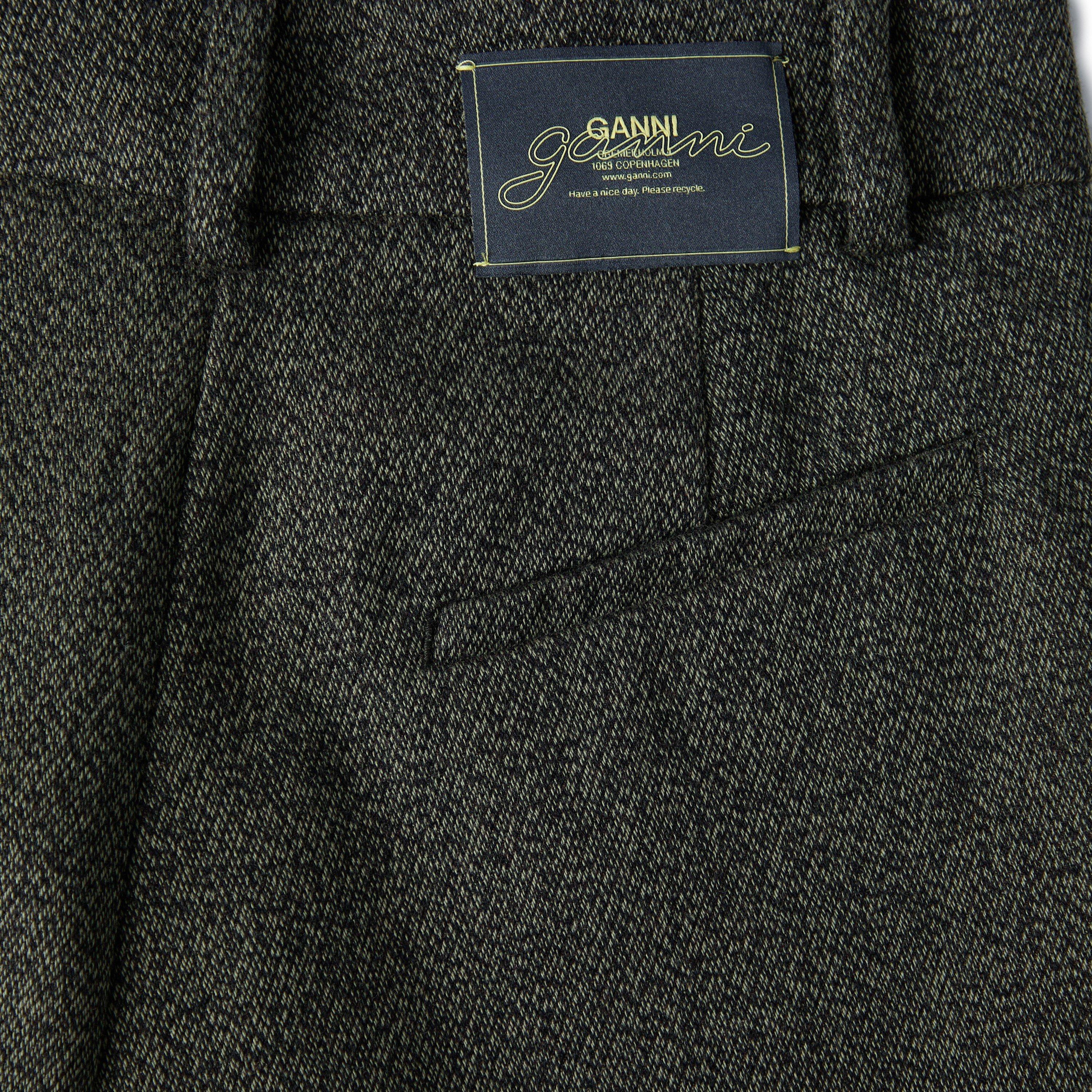 Forest Night - Ganni - Women's Suiting Tailored Trousers - 5