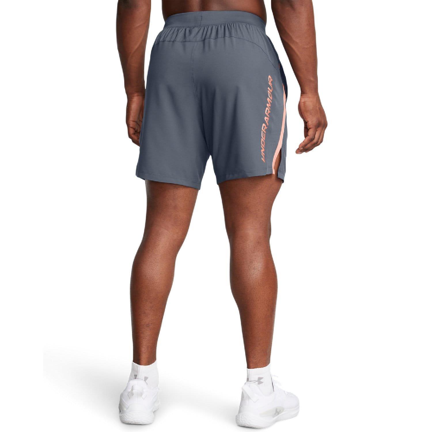Grey - Under Armour - Launch Texture Shorts - 2