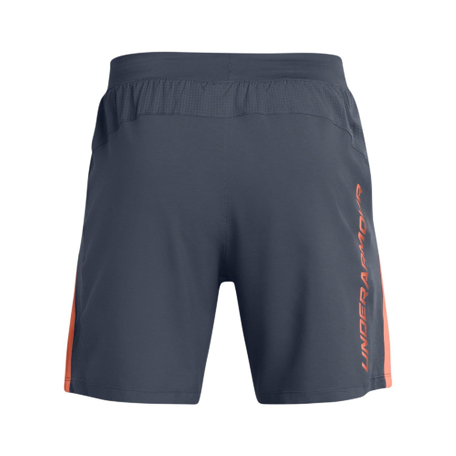 Grey - Under Armour - Launch Texture Shorts - 6