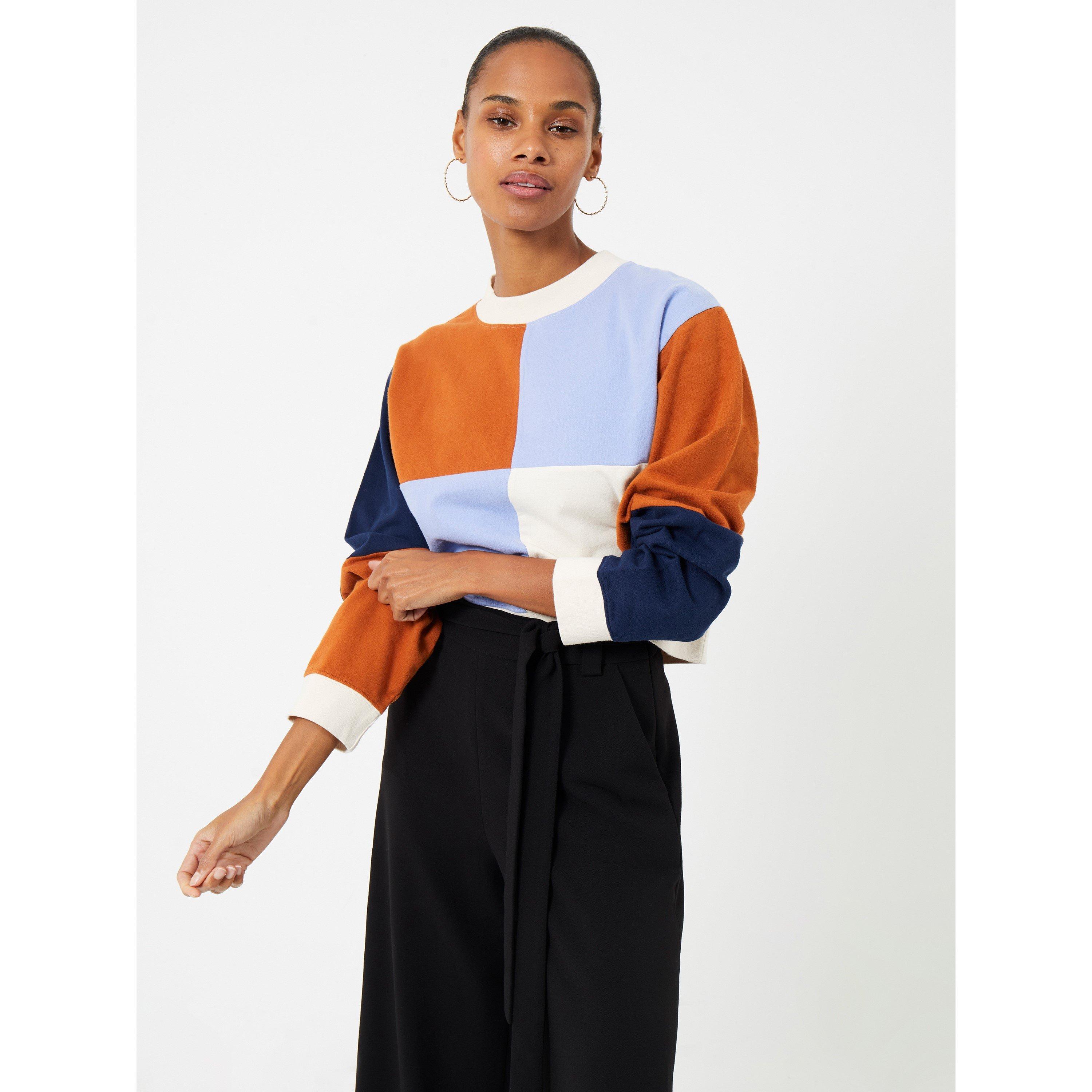 Black - French Connection - Women's High Waisted Wide Leg Loose Fit Palazzo Trousers - 1