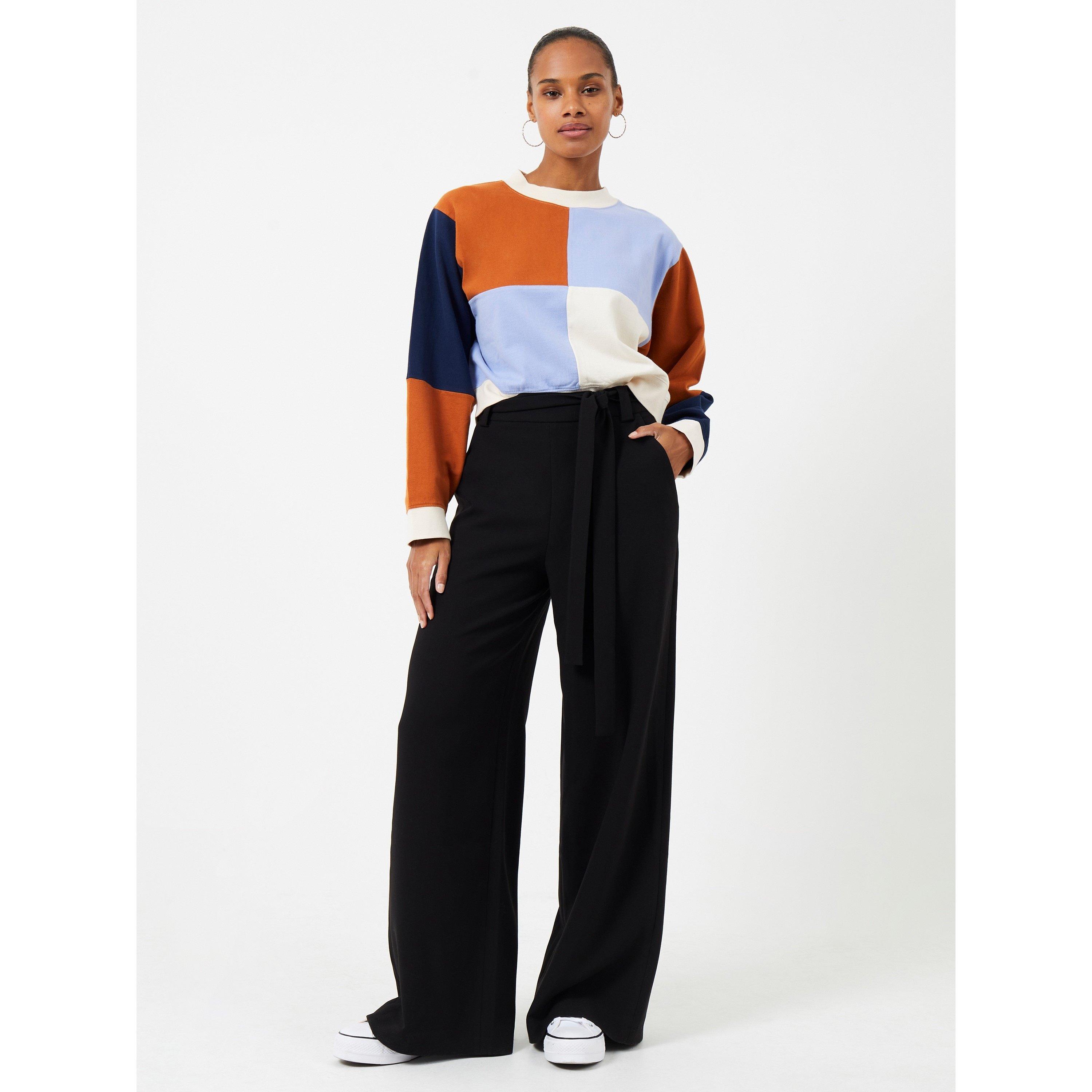 Black - French Connection - Women's Palazzo Trousers - 2