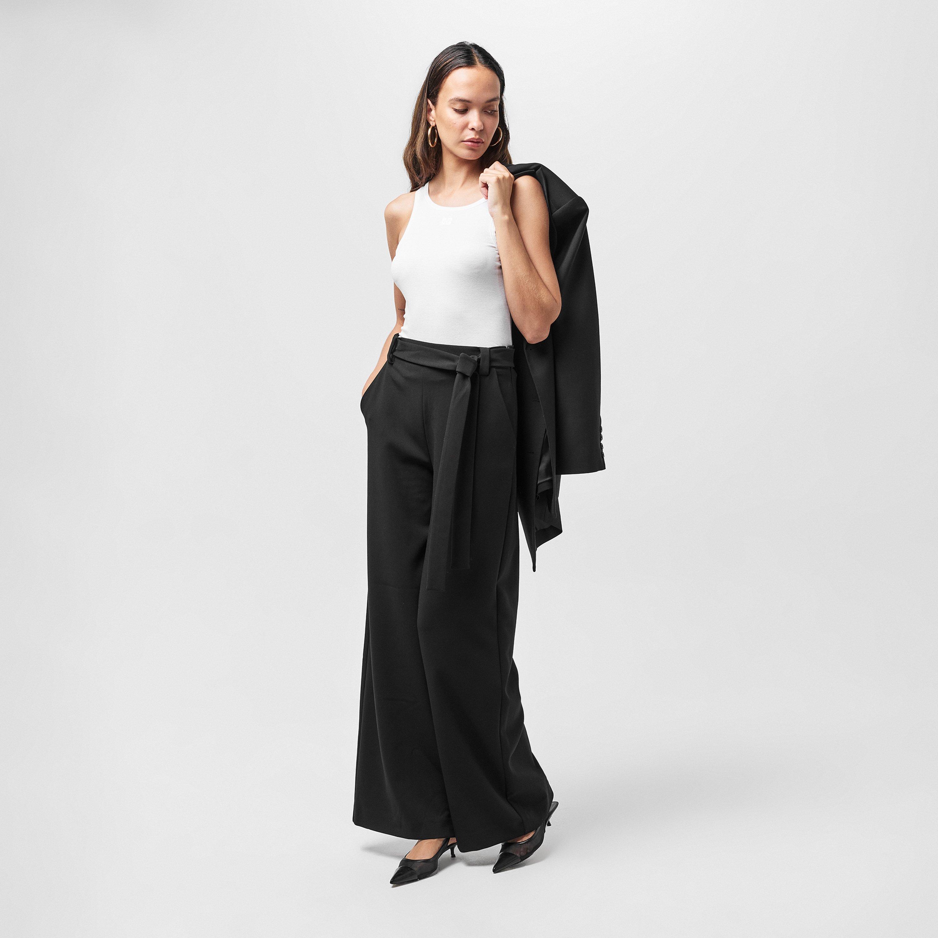 Black - French Connection - Women's Palazzo Trousers - 6
