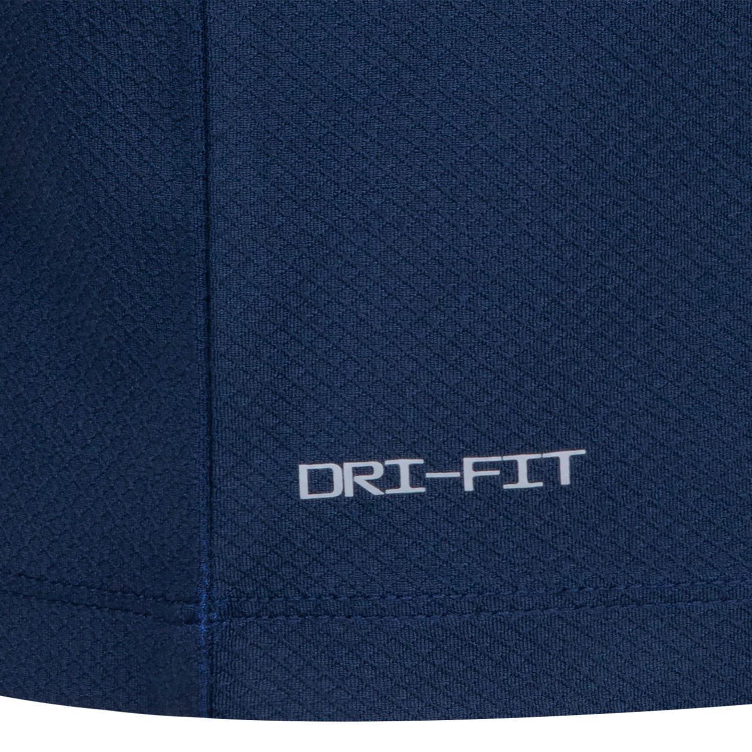 Navy - Nike - Dri-Fit Swoosh Bicolor T-Shirt - 4