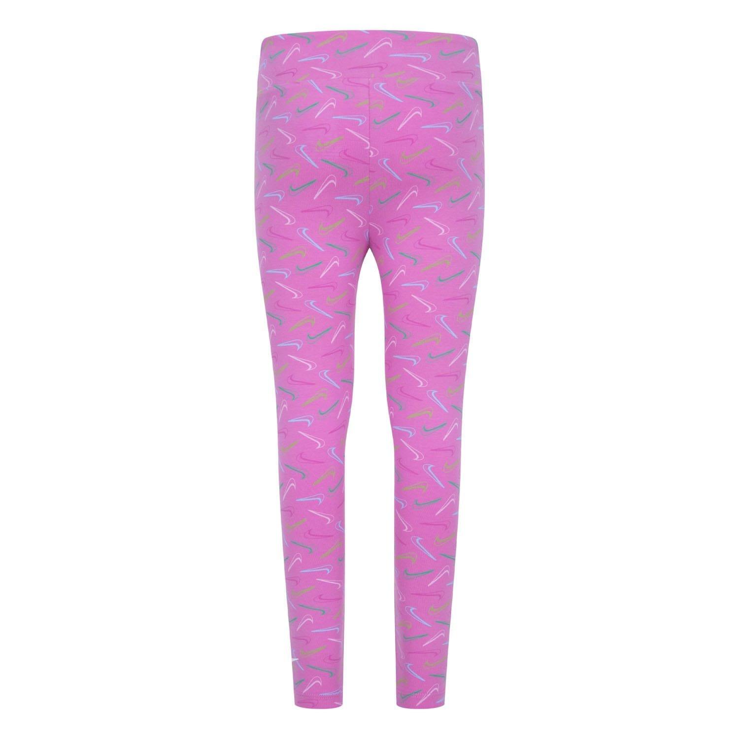 Pink - Nike - Swoosh Logo Leggings - 2