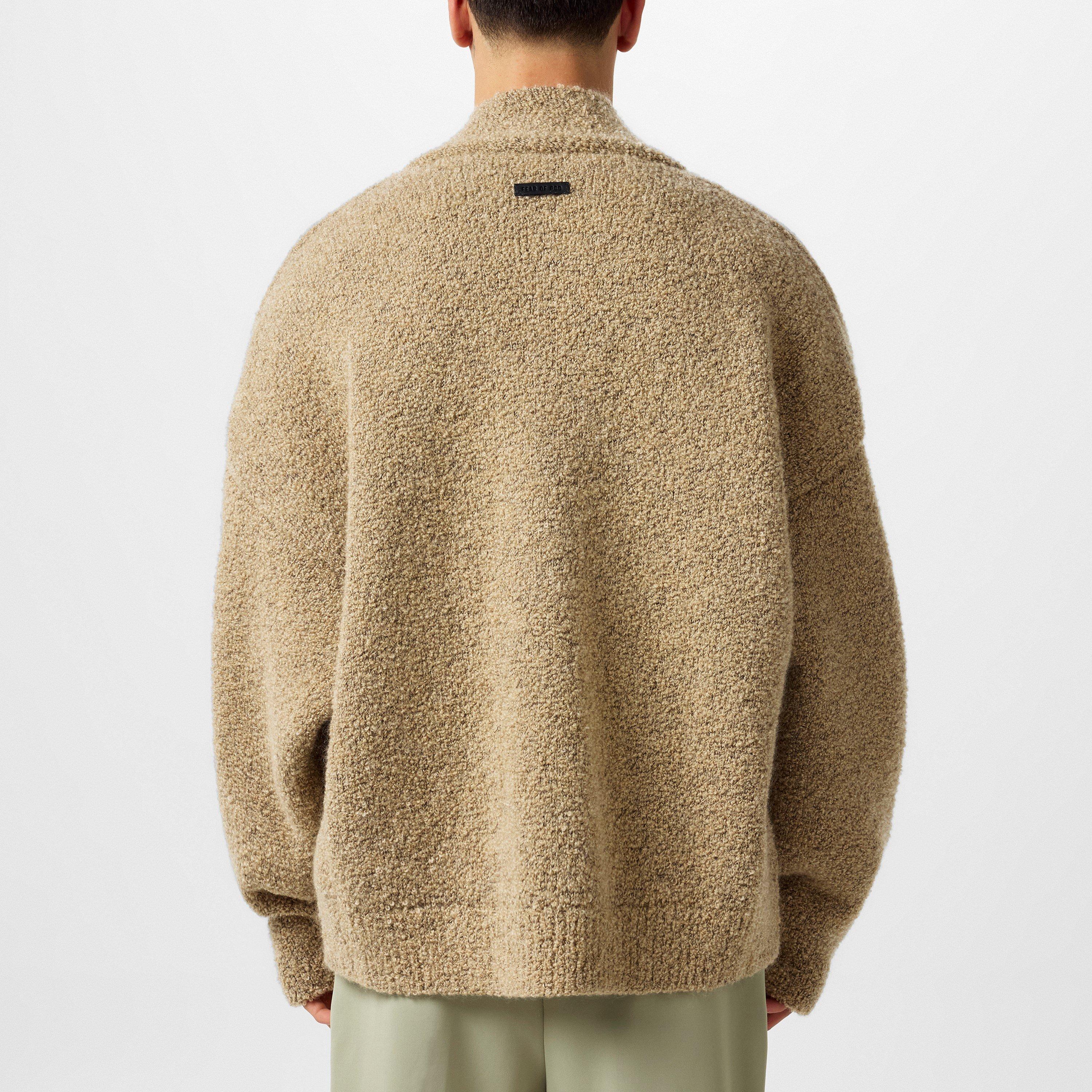 Paris Sky/Beige - Fear Of God - Overlapped V-Neck Sweater - 3