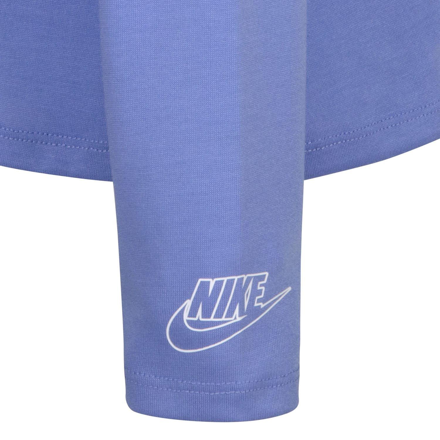 Blue - Nike - Notebook Long Sleeve Knit Top - 4