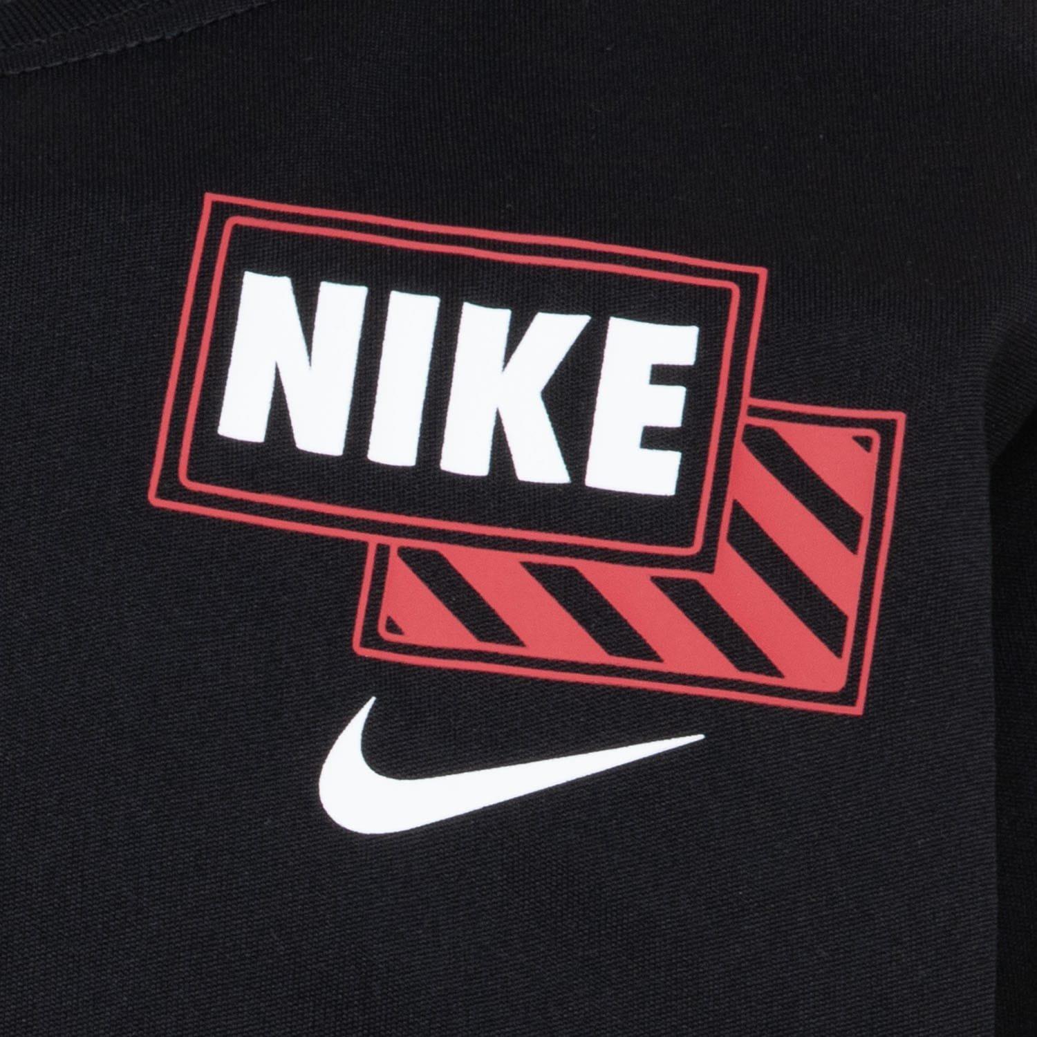 Black - Nike - ADP Swoosh Scribble Long Sleeve T-Shirt - 4