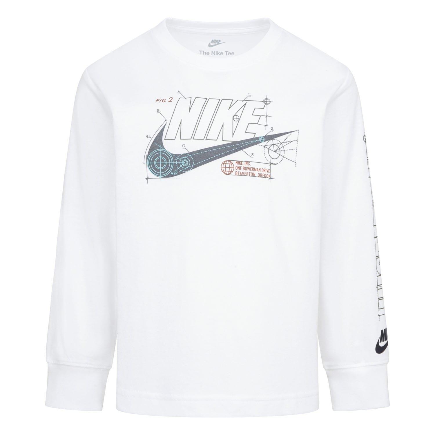 White - Nike - Future Utility Long Sleeve T-Shirt - 1