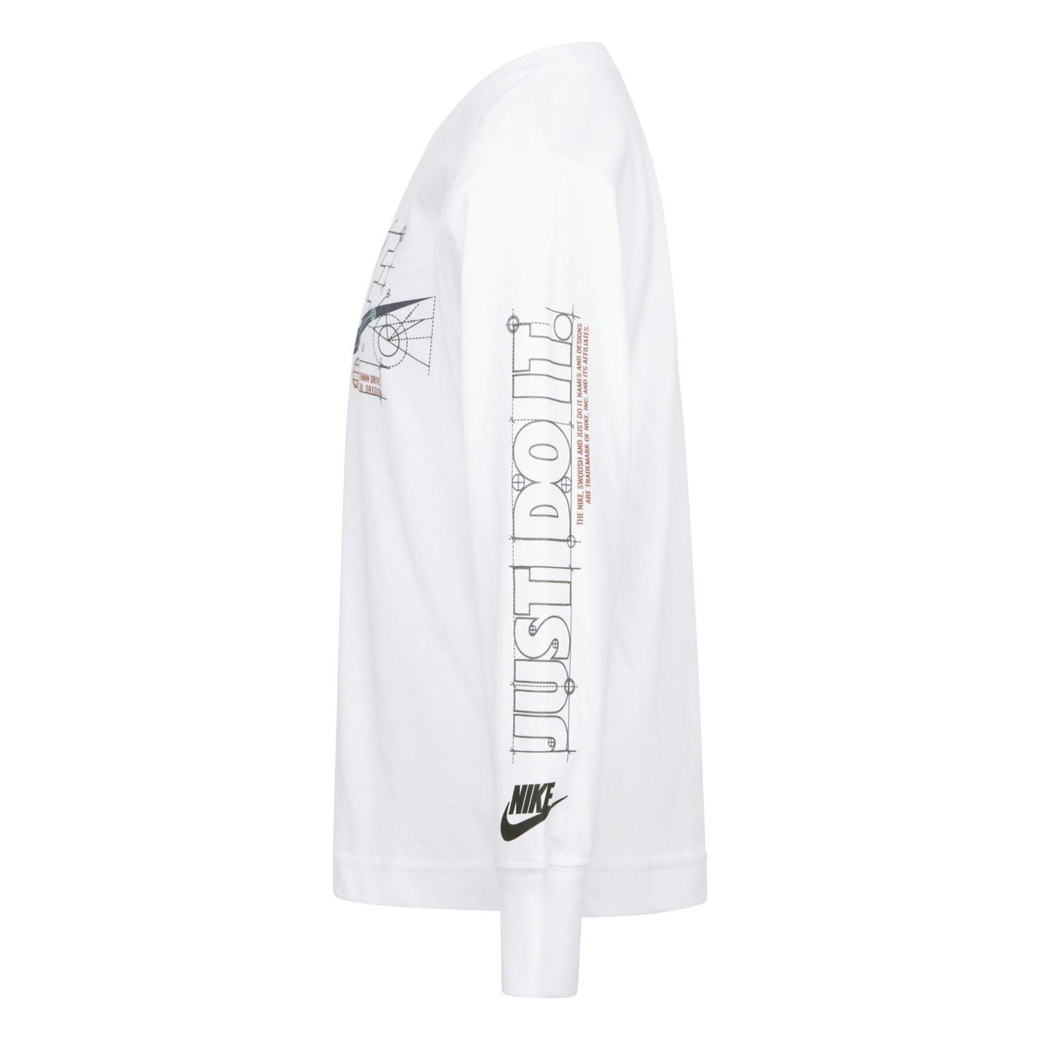 White - Nike - Future Utility Long Sleeve T-Shirt - 3
