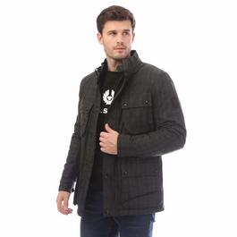 Belstaff Hollingworth Plaid Waxed Cotton Fieldmaster Jacket