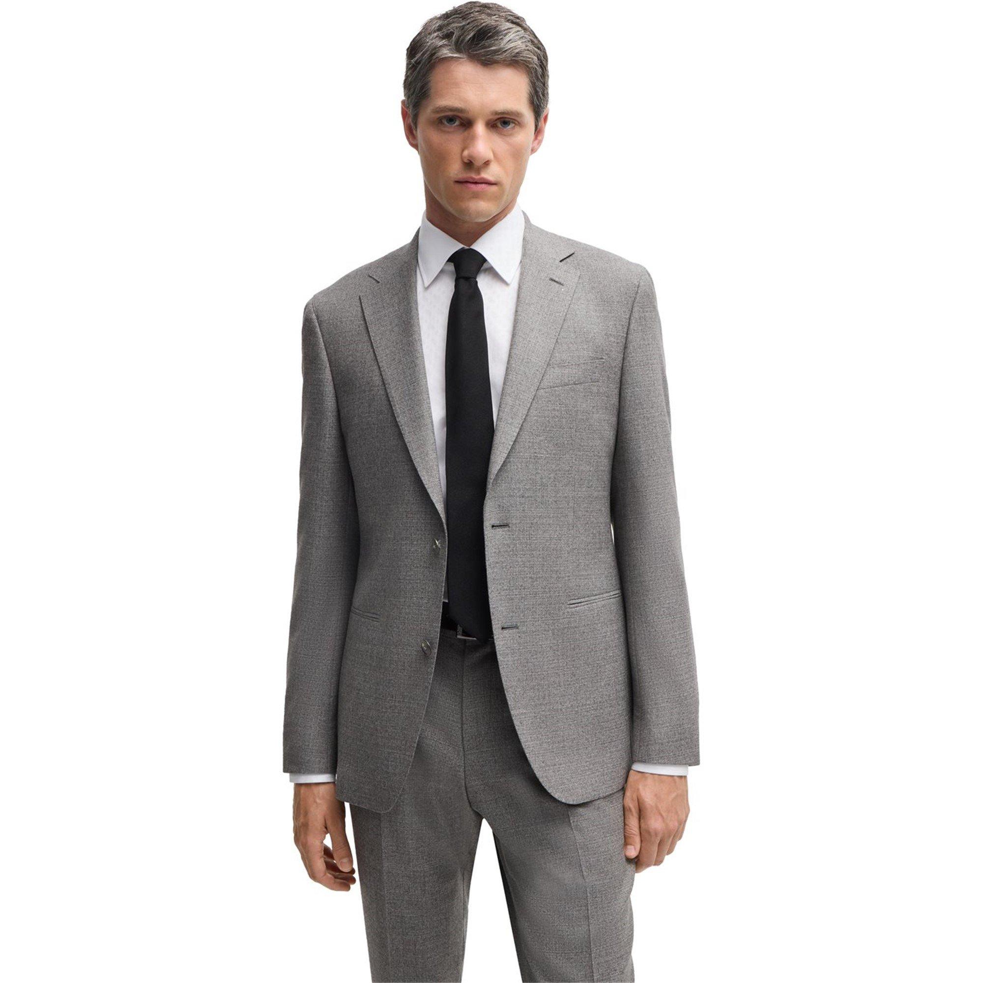 White 100 - Boss - Men's HBB Plain Long-Sleeve Shirt - 5