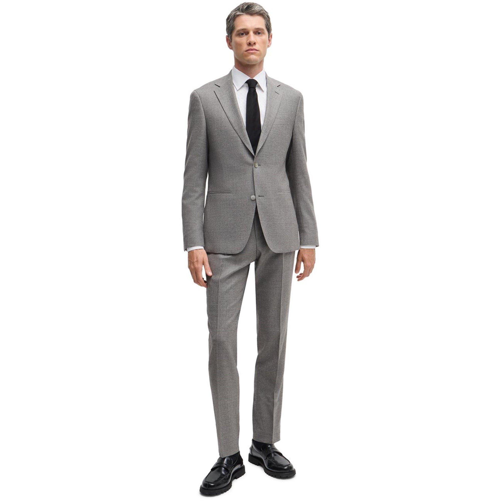 White 100 - Boss - Men's HBB Plain Long-Sleeve Shirt - 6