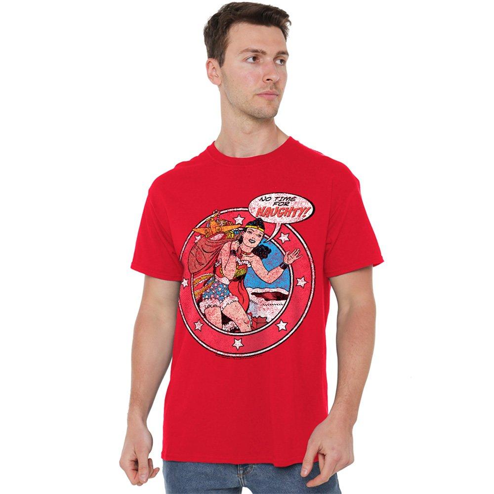 Red - DC Comics - Wonder Woman Vintage Christmas No Time For Naughty - 1