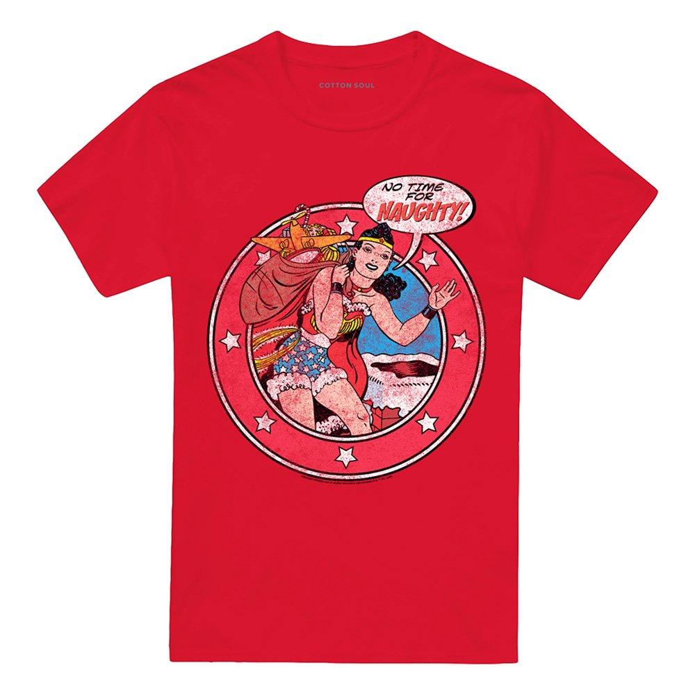 Red - DC Comics - Wonder Woman Vintage Christmas No Time For Naughty - 4