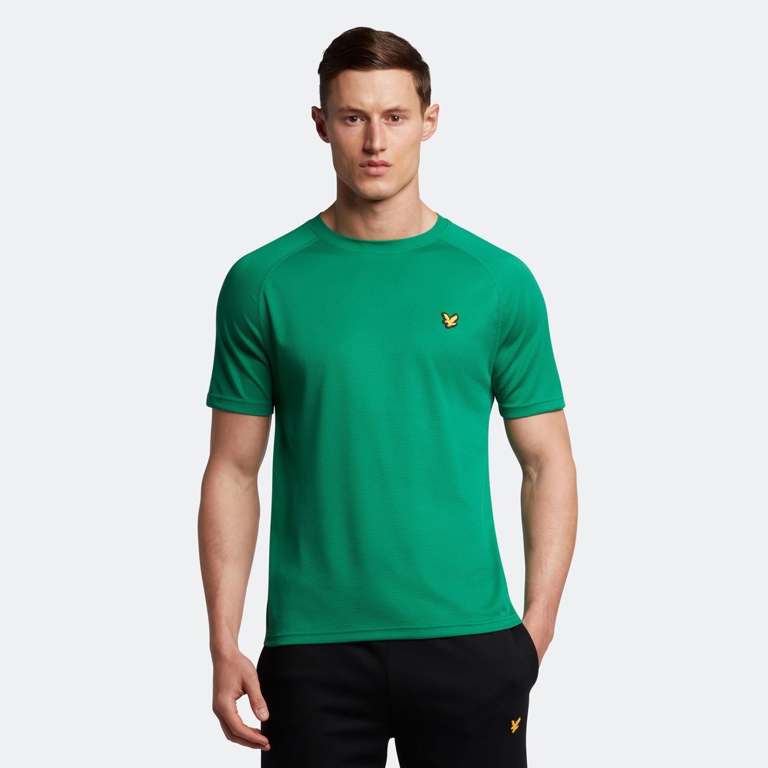 Green - Lyle and Scott - Core Raglan T-Shirt - 1