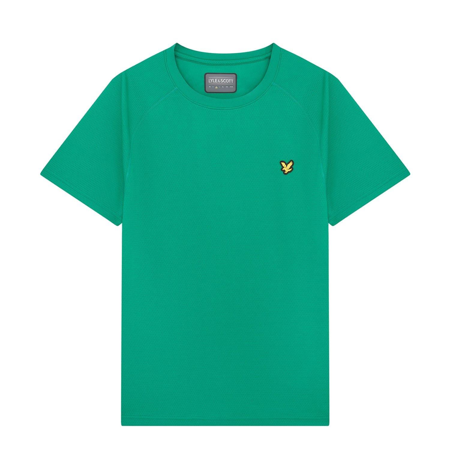 Green - Lyle and Scott - Core Raglan T-Shirt - 5