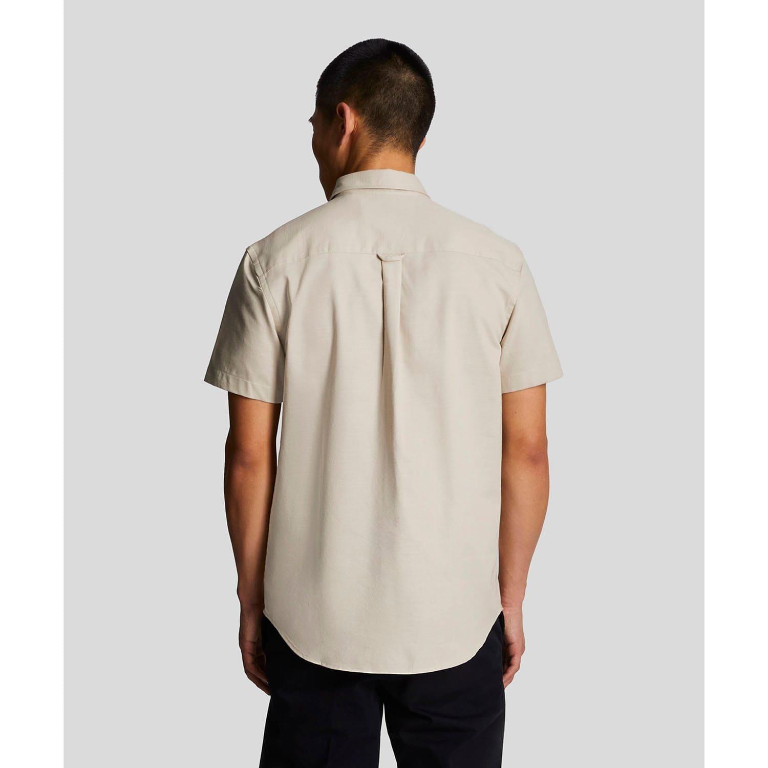 Cream - Lyle and Scott - Cotton Slub Short Sleeve Shirt - 3