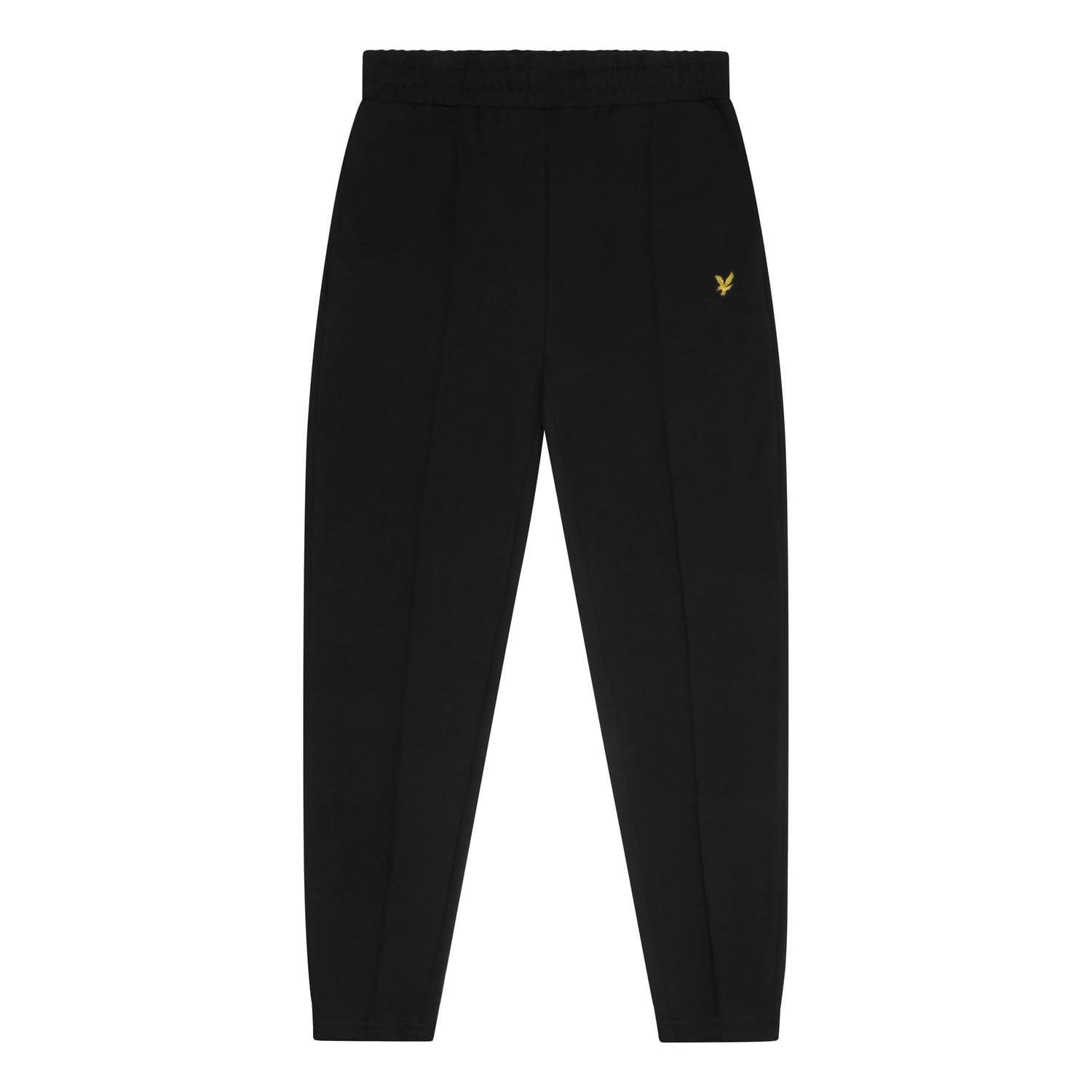 Black - Lyle and Scott - Pintuck Interlock Sweatpants - 5