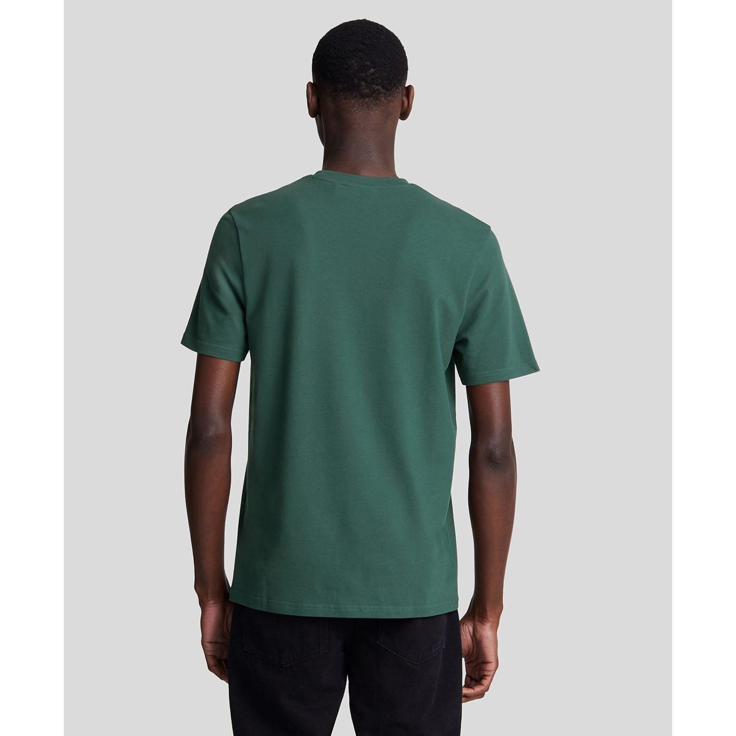 Teal - Lyle and Scott - Pique T-Shirt - 3