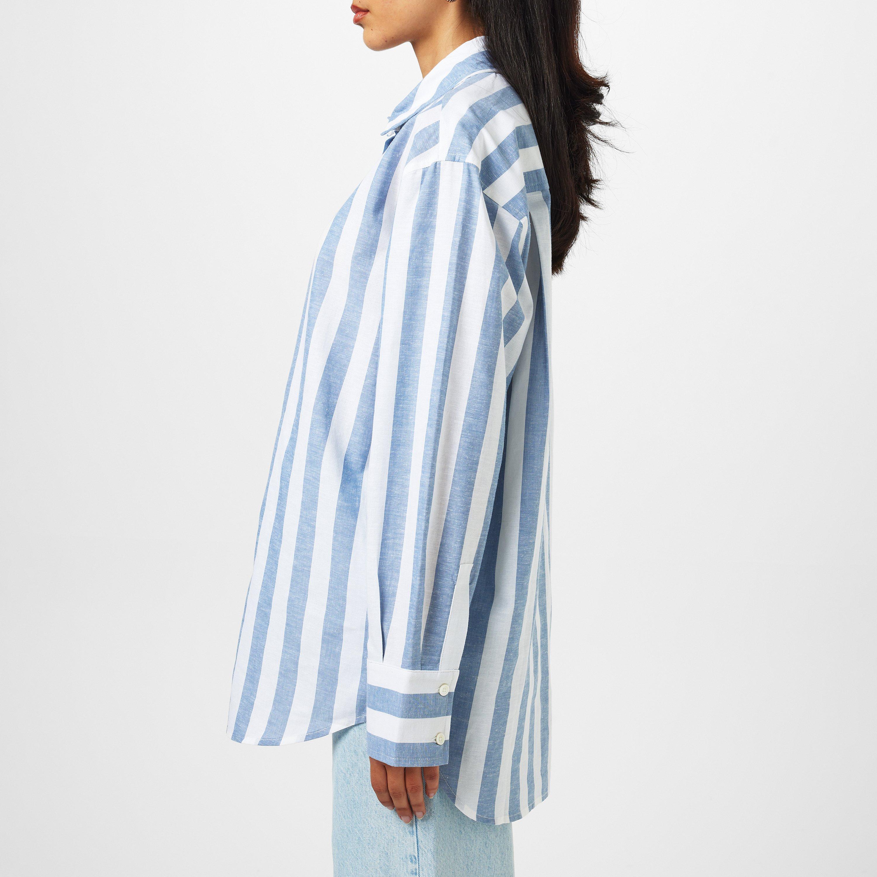 White/Blue - Anine Bing - Plaza Shirt - 2