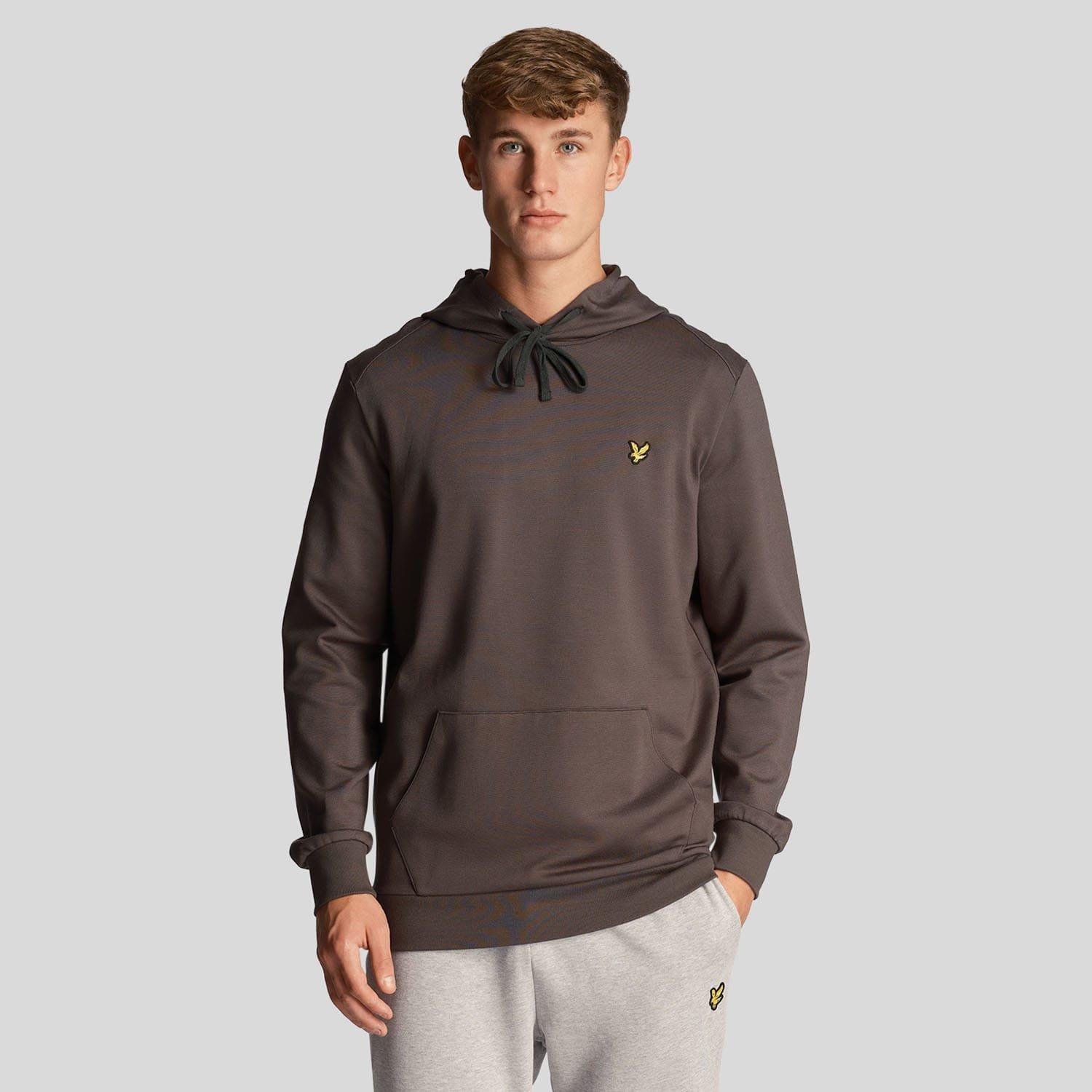 Grey - Lyle and Scott - Fly Fleece Hoodie - 1