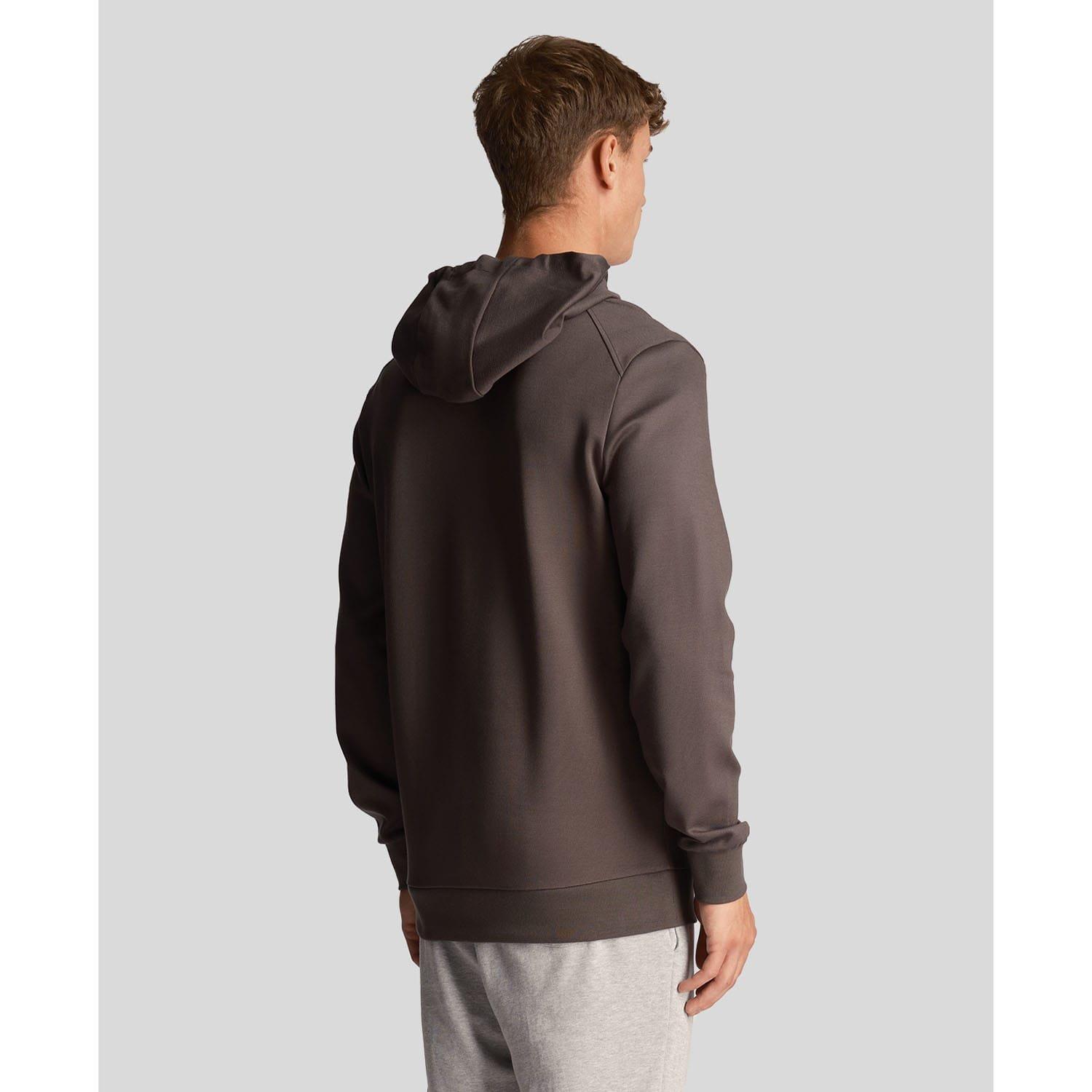 Grey - Lyle and Scott - Fly Fleece Hoodie - 2
