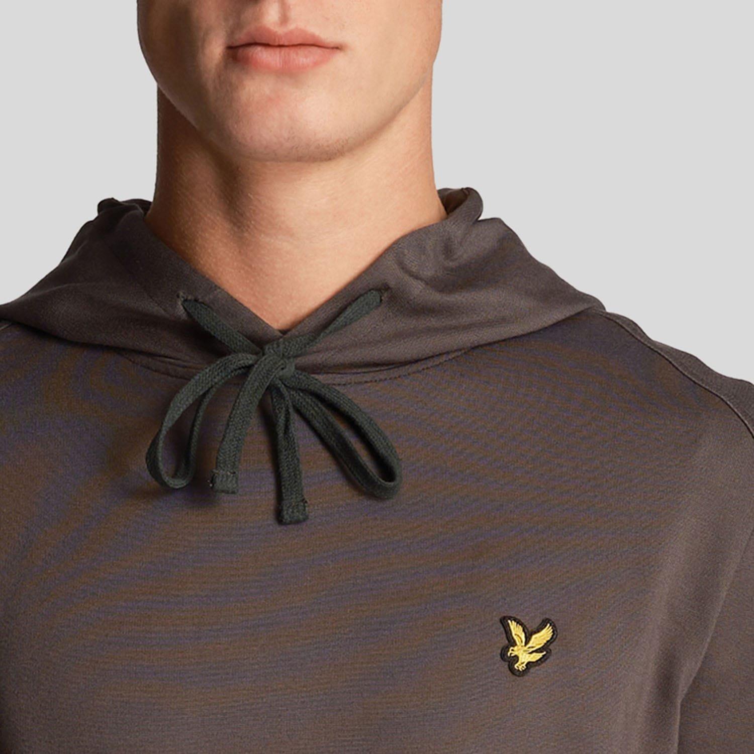 Grey - Lyle and Scott - Fly Fleece Hoodie - 4